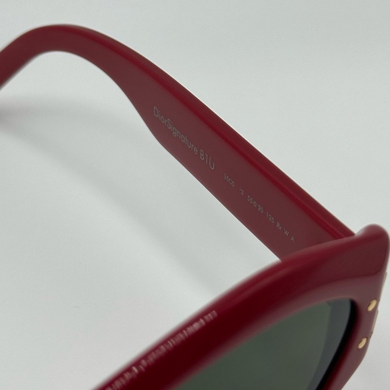 Dior DIOR Sunglasses CD40058U 66N DiorSignatureB1U Red/GreenWomen Size ONE SIZE - 8 Thumbnail