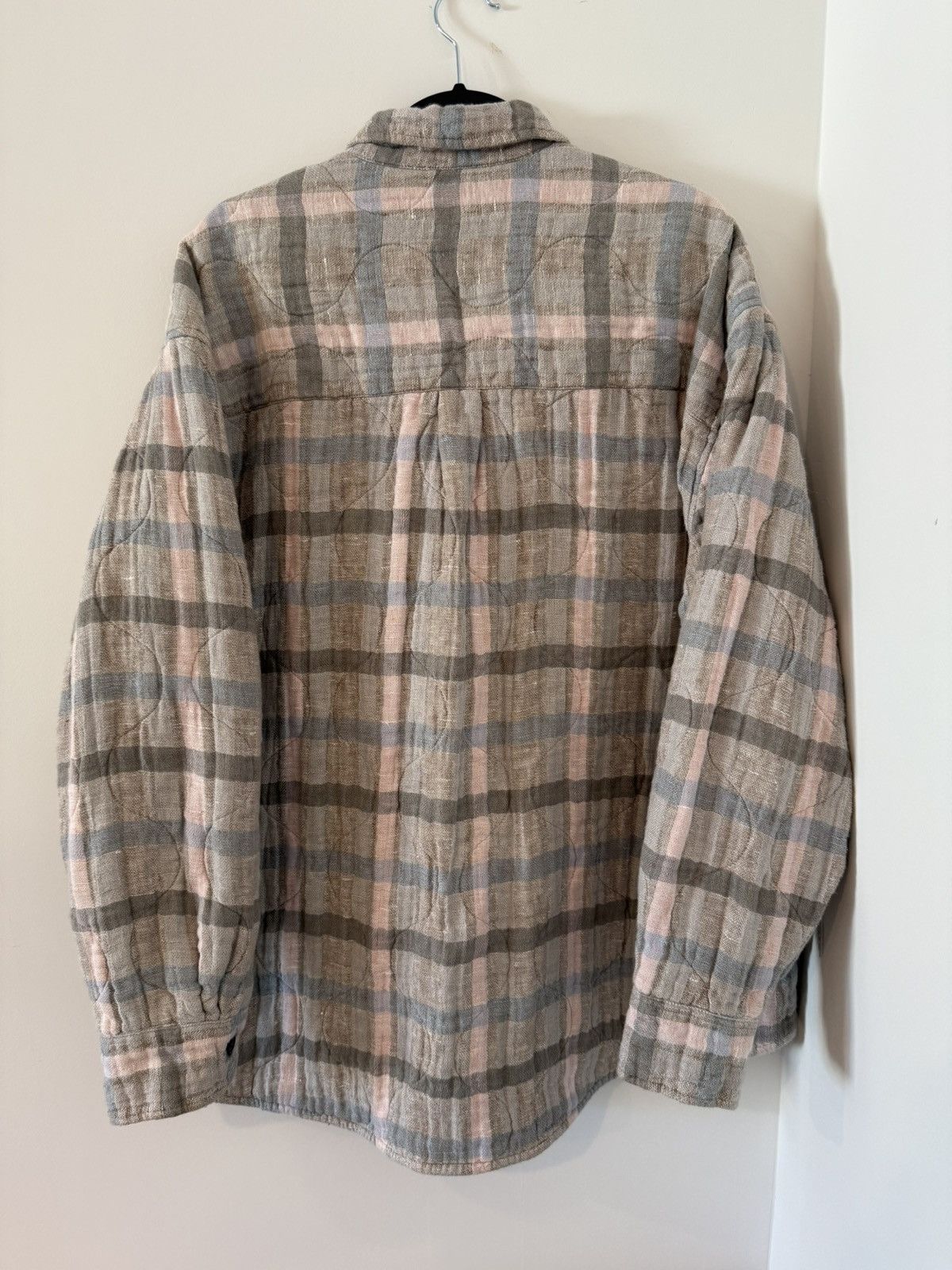 Our Legacy × Stussy Stussy Our Legacy Borrowed Flannel Quilted Jacket Size US L / EU 52-54 / 3 - 3 Thumbnail