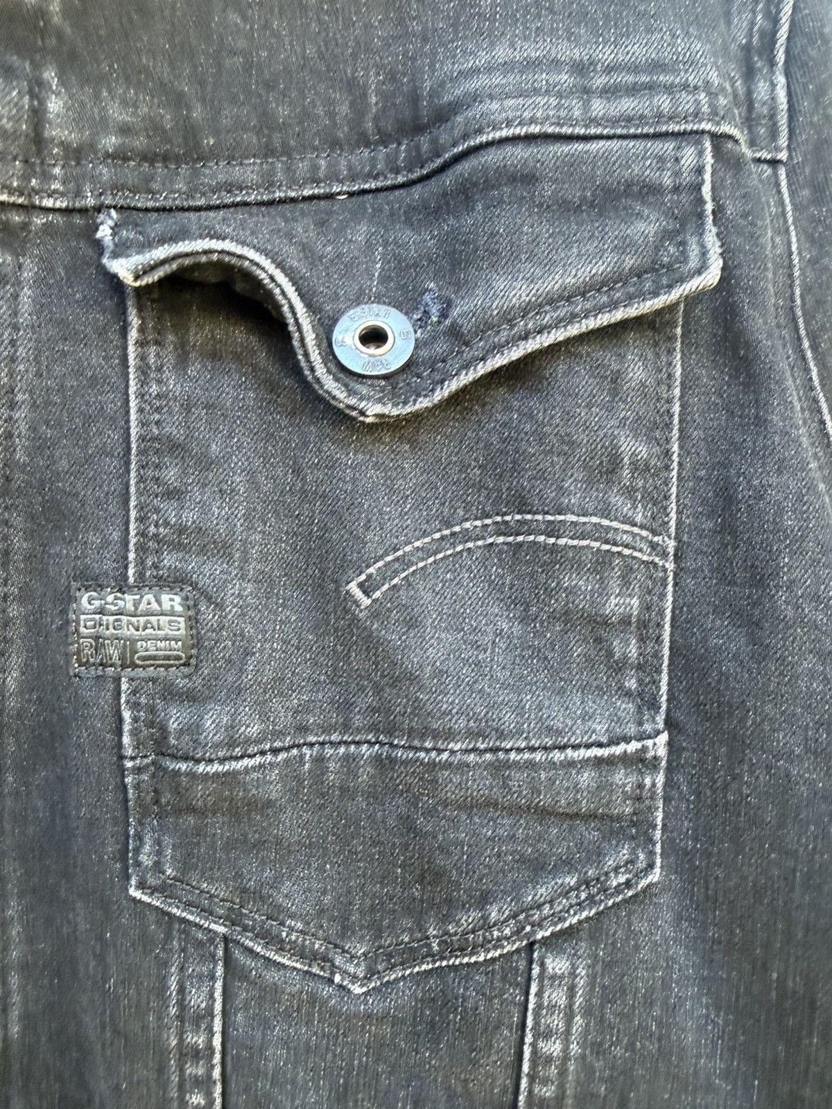 G-Star G-Star Black Denim Jacket Medium Size US M / EU 48-50 / 2 - 5 Thumbnail