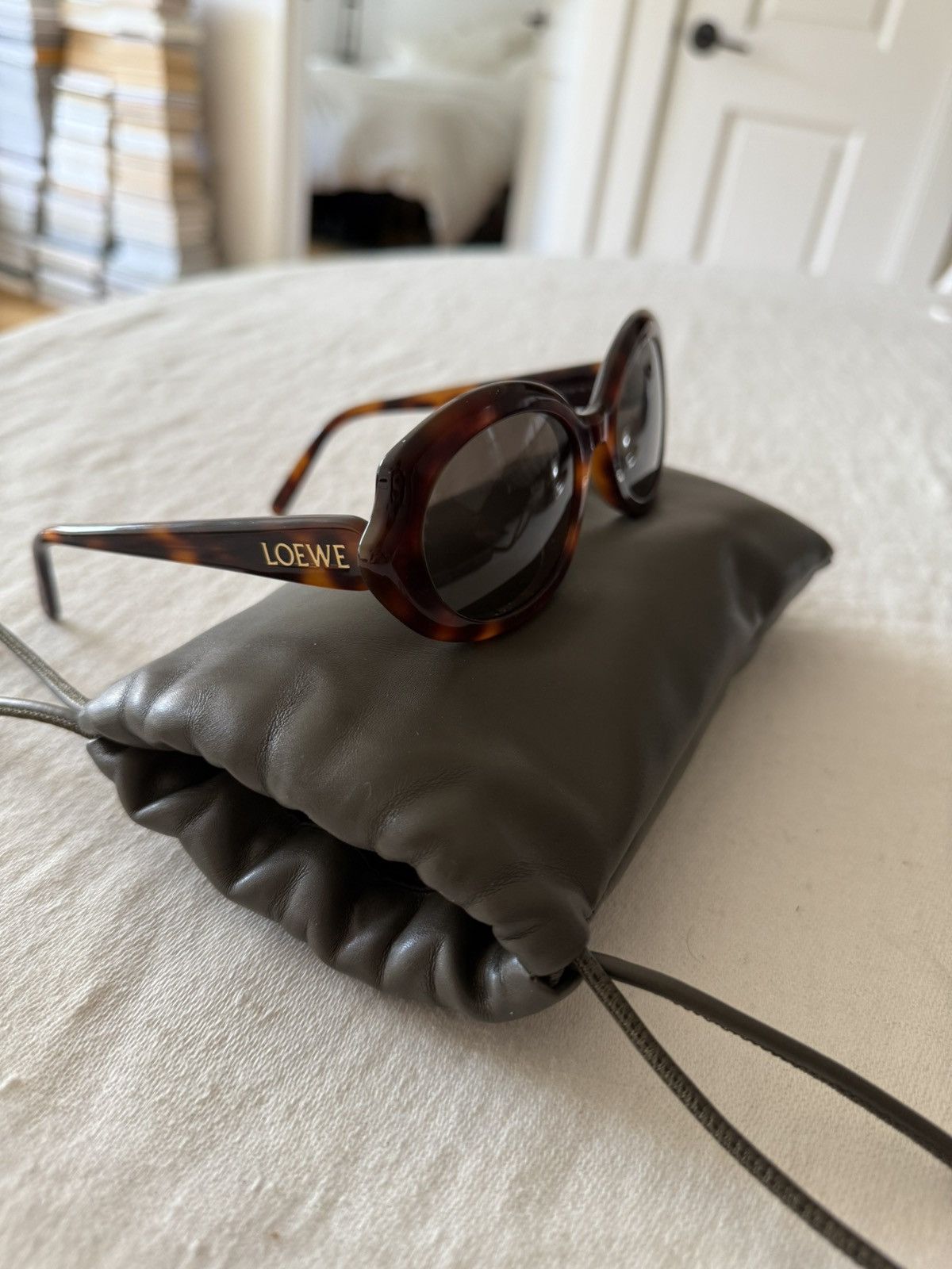 Loewe Loewe Oval Turtle sunglasses Size ONE SIZE - 8 Thumbnail