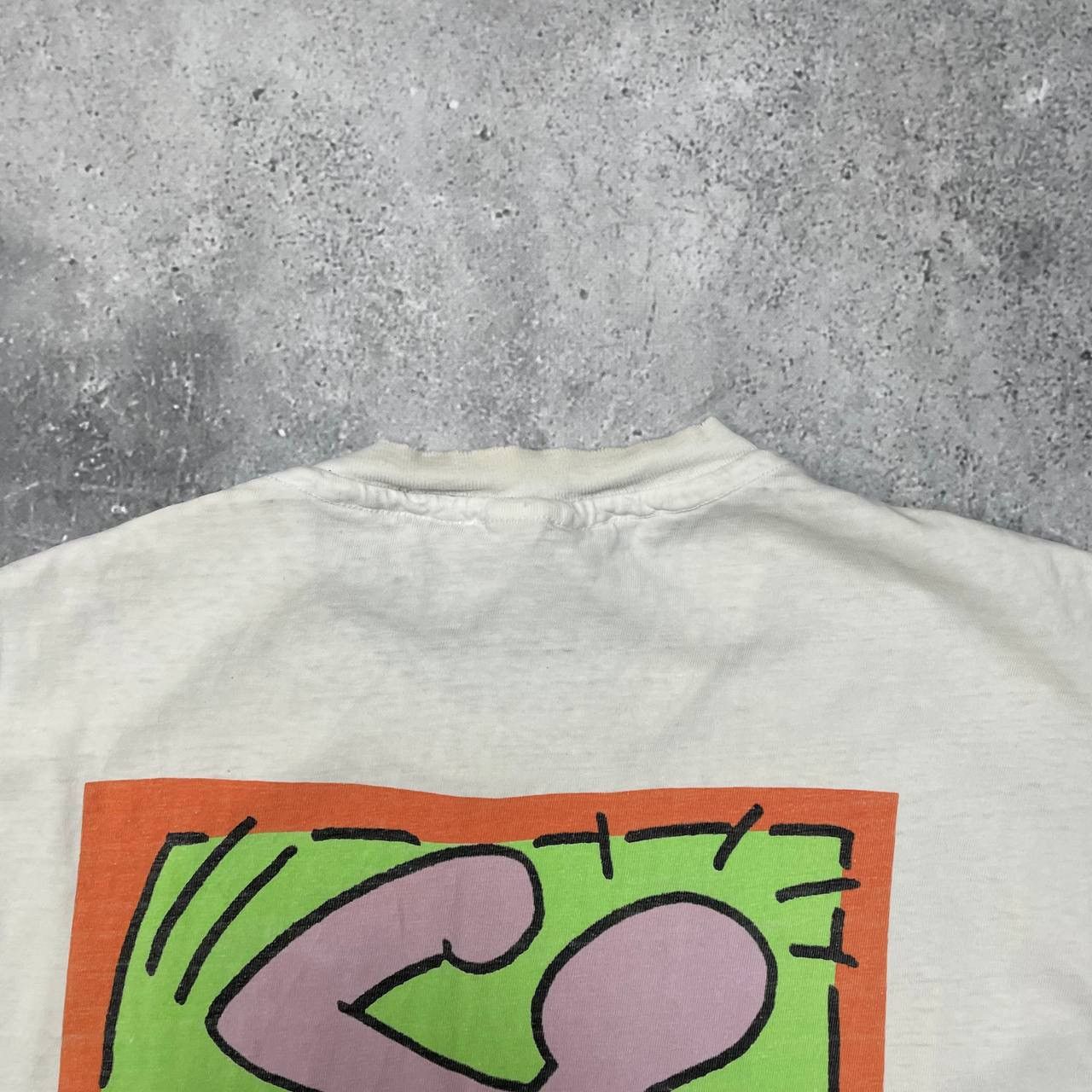 Vintage Vintage 90s Kinder Chocolate Collection Thrashed T Shirt Size US XL / EU 56 / 4 - 21 Thumbnail