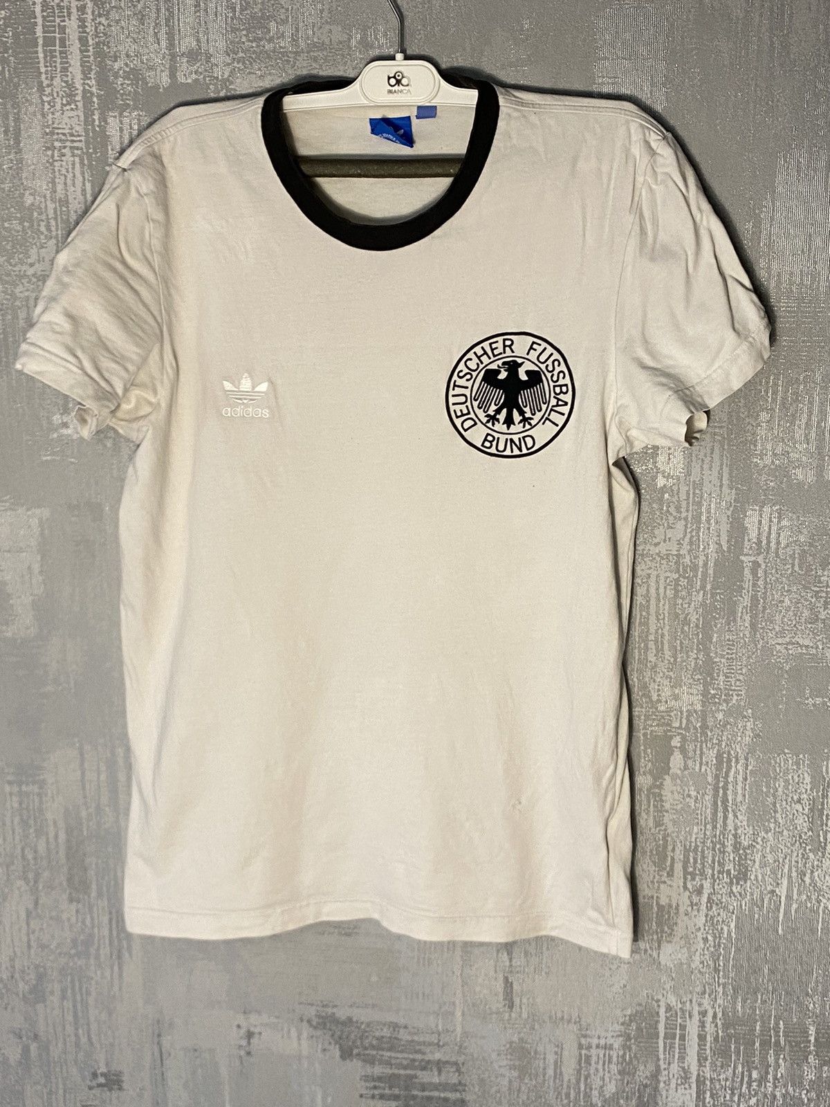 Adidas × Vintage Vintage Adidas Germany Soccer Jersey Deutschland Very Rare Size US L / EU 52-54 / 3 - 1 Thumbnail