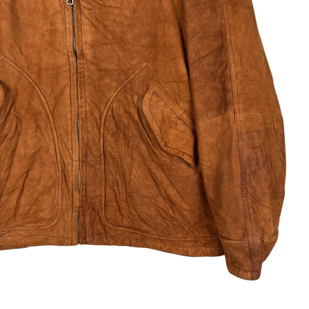 Other 🔥 Vintage Harry & Moore Sportwear Fur Trim Leather Jacket Size US M / EU 48-50 / 2 - 5 Thumbnail
