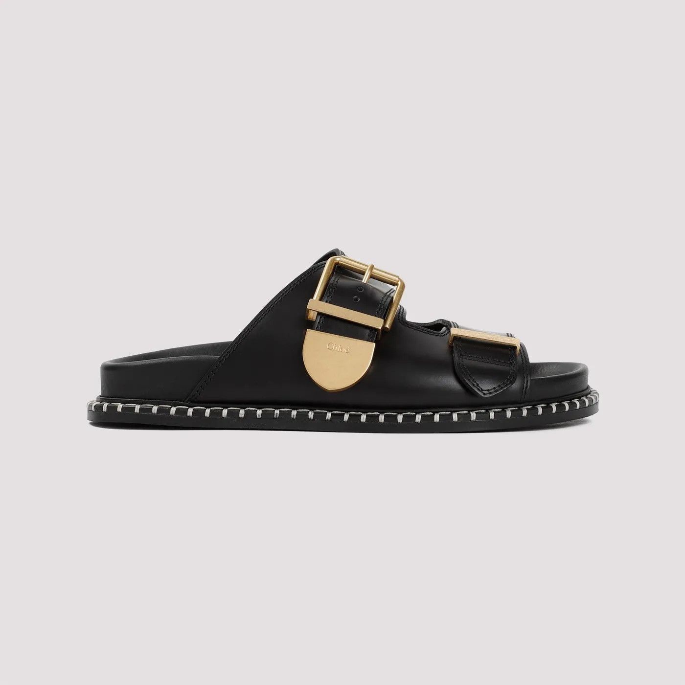 Chloe o1loc1c0425 Rebecca Slides in Black Size US 7 / IT 37 - 1 Thumbnail