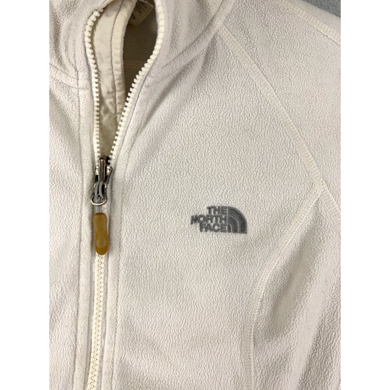 The North Face The North Face Sweater Womens Small White TKA 200 Polyester Fleece Mock Neck Size S / US 4 / IT 40 - 7 Thumbnail