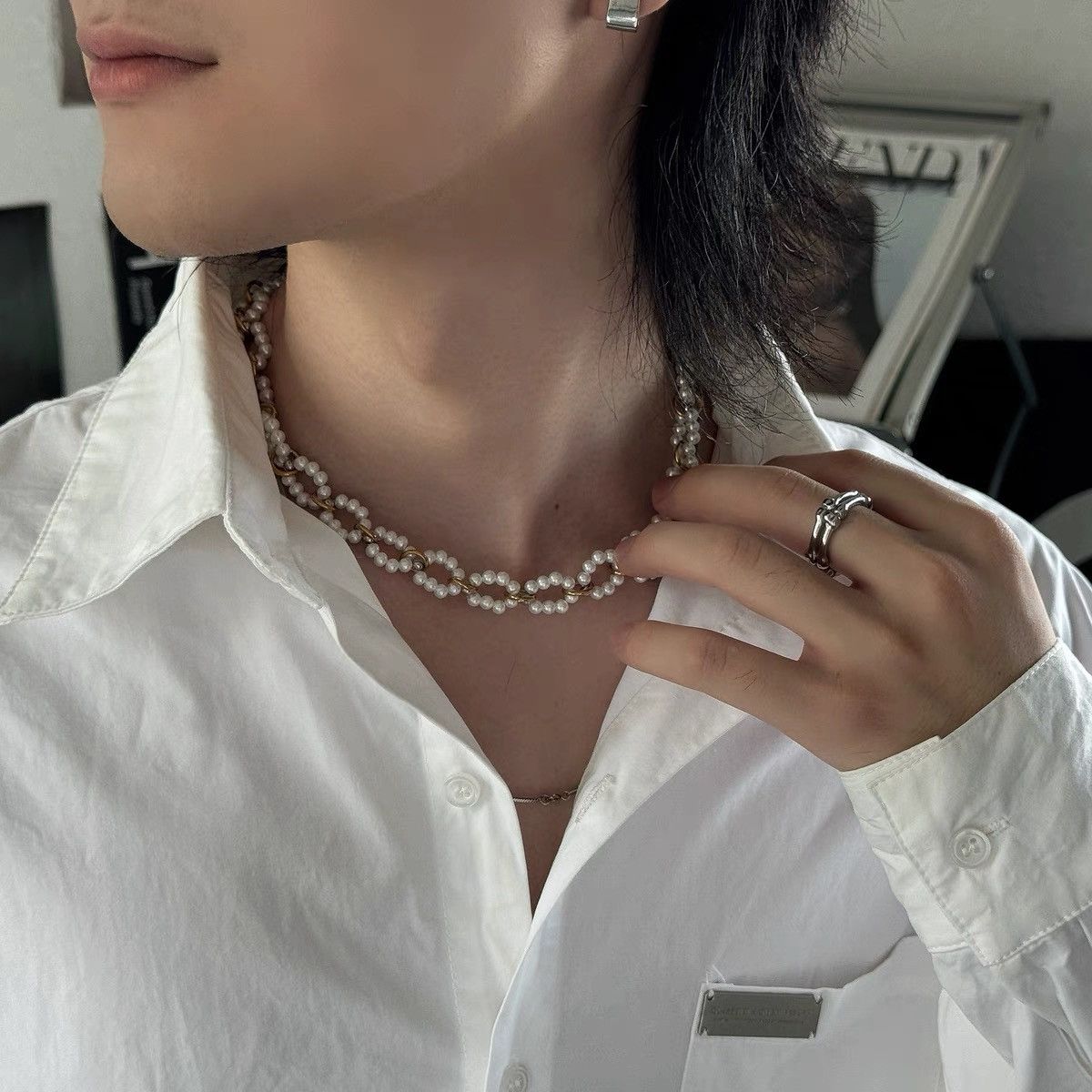 Japanese Brand × Vintage Retro punk necklace Size ONE SIZE - 3 Thumbnail