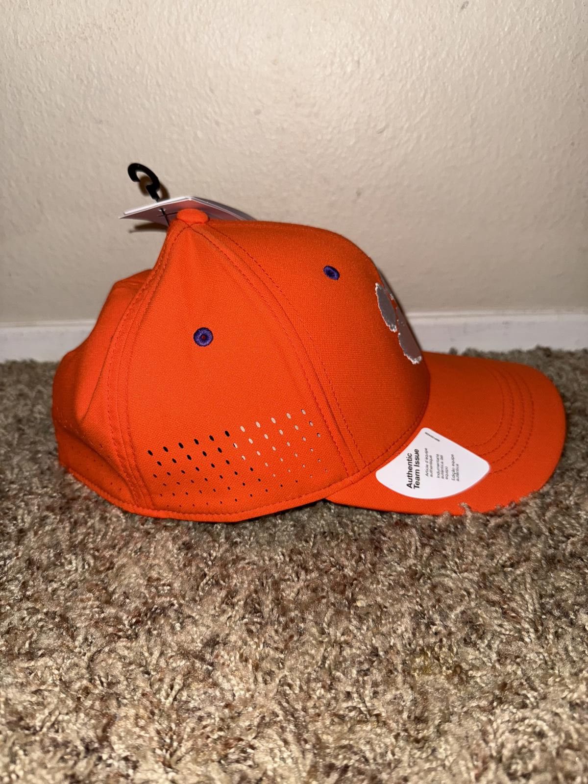 Nike Nike Men’s Clemson Tigers Orange Coach Dri-Fit Club Aerobill Flex Hat Sample Size ONE SIZE - 5 Thumbnail