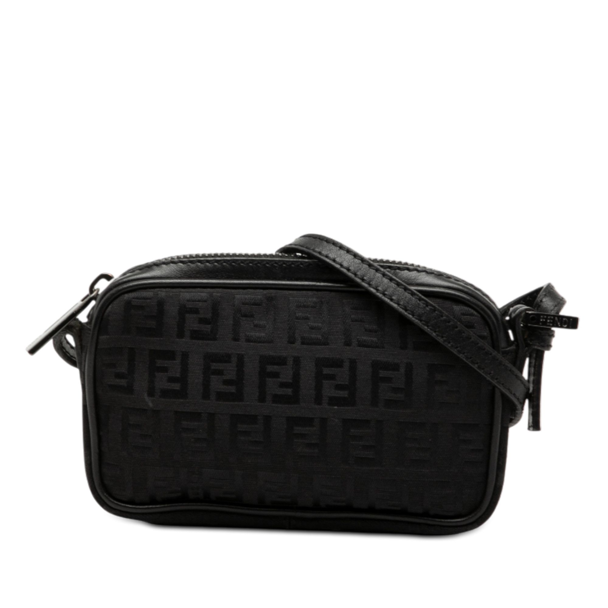 Fendi Fendi Mini Zucchino Canvas Zip Crossbody Size ONE SIZE - 1 Thumbnail