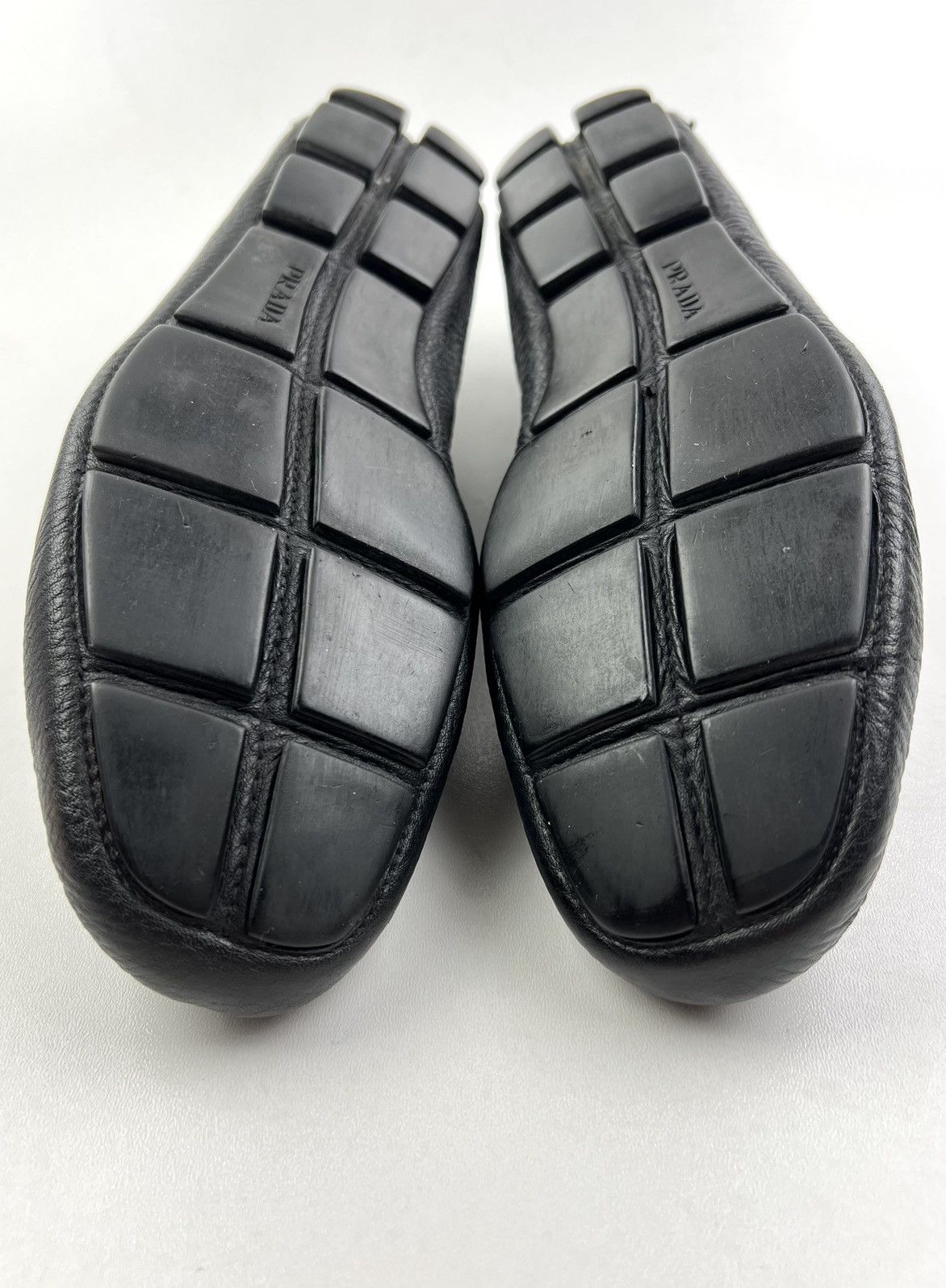 Prada PRADA Loafers Penny Leather Shoes SAFFIANO Black Men's Size US 8 / EU 41 - 15 Thumbnail