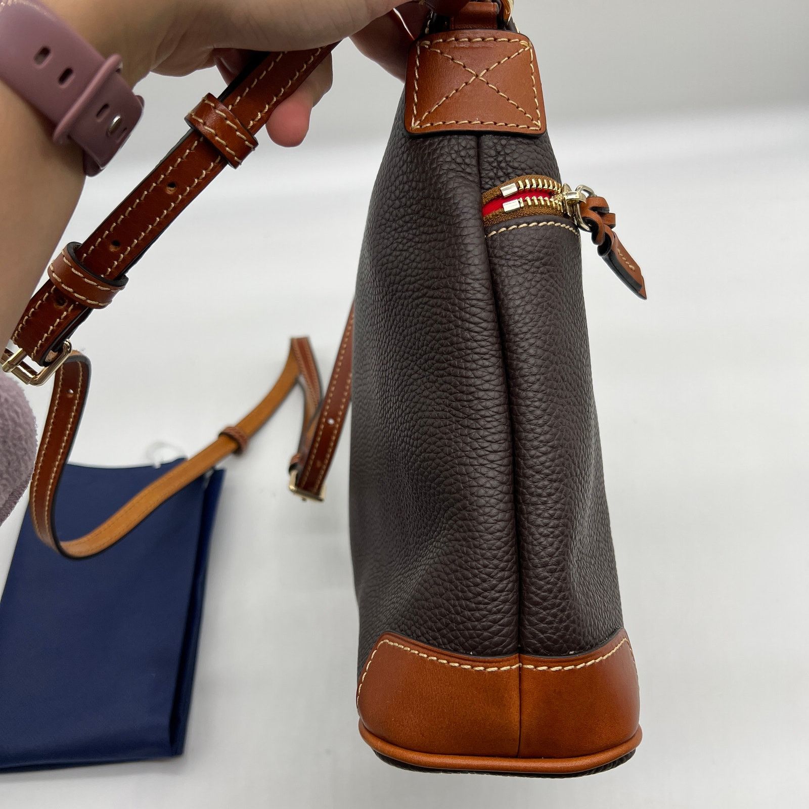 Dooney & Bourke Dooney & Bourke Pebble Leather Crossbody Handbags Size ONE SIZE - 6 Thumbnail