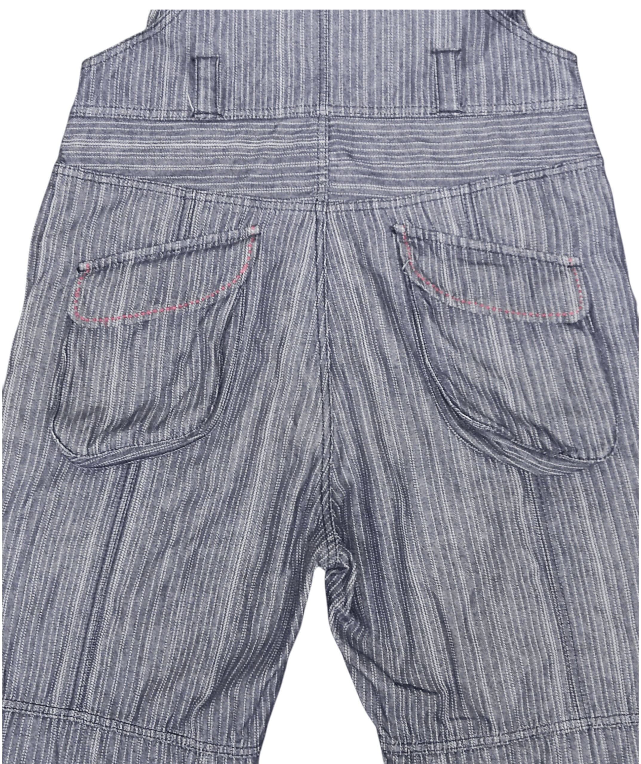 PPFM Vintage Rare PPFM Japanese Overall Denim Indigo Stripe Size US 34 / EU 50 - 16 Thumbnail