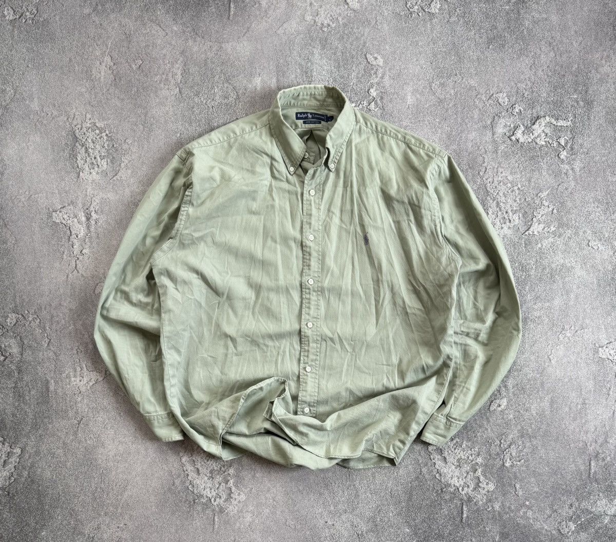 Polo Ralph Lauren × Vintage Polo Ralph Lauren XL button up vintage heavy shirt dress Size US XL / EU 56 / 4 - 1 Thumbnail