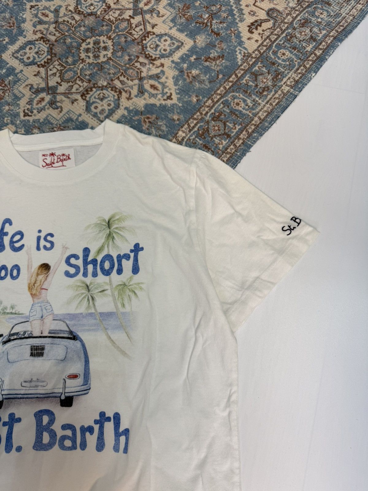 MC2 Saint Barth Mc2 Saint Barth “Life is too Short” T-shirt Size US S / EU 44-46 / 1 - 4 Thumbnail