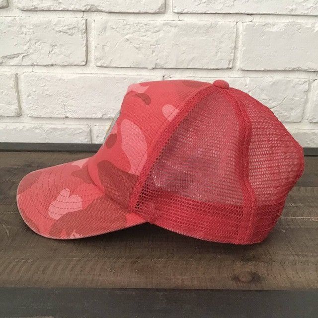 Bape × Carhartt × Nigo BAPE × Carhartt Tracker Hat Cap Red Camo a bathing ape NIGO Size ONE SIZE - 5 Thumbnail