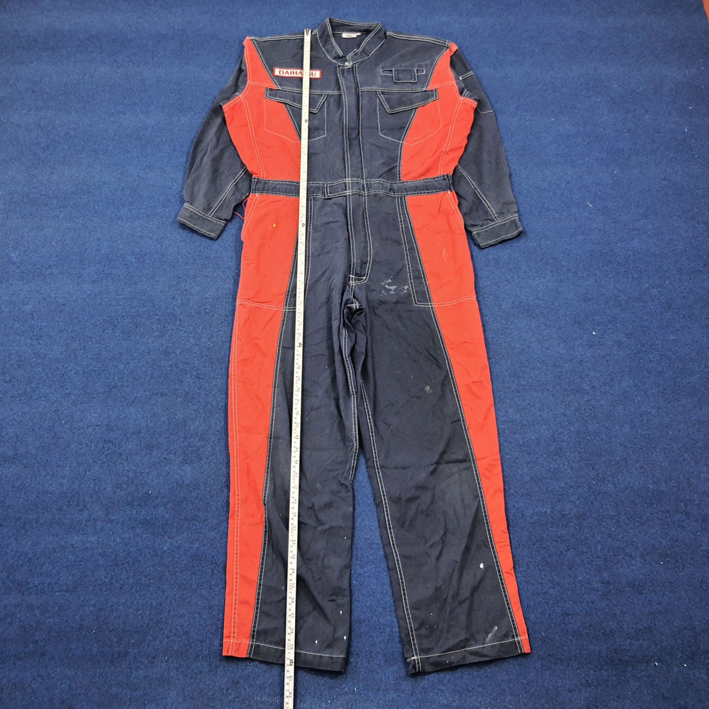 Japanese Brand × Vintage Vintage DAIHATSU Japan Brand Motorsports Coverall Size US XL / EU 56 / 4 - 4 Thumbnail