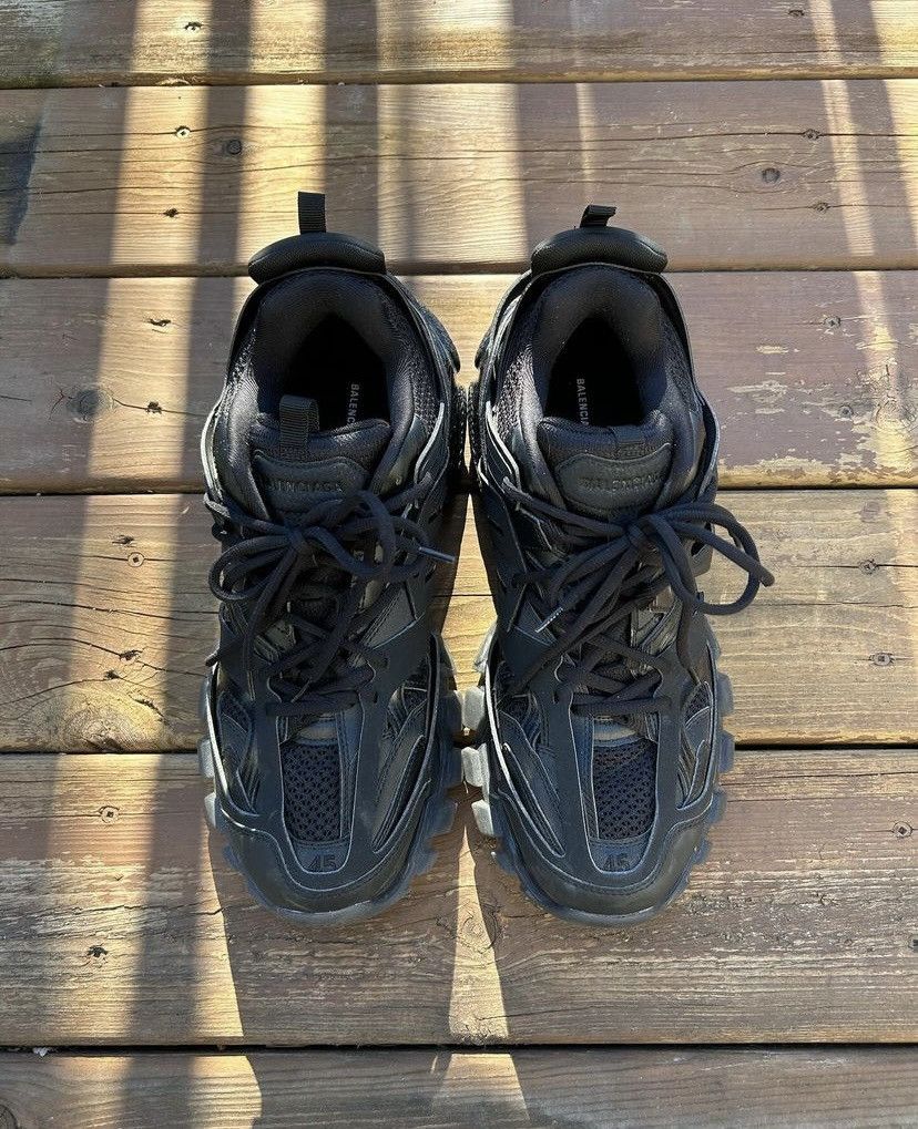 Balenciaga Balenciaga Track All Black Size US 12 / EU 45 - 2 Thumbnail