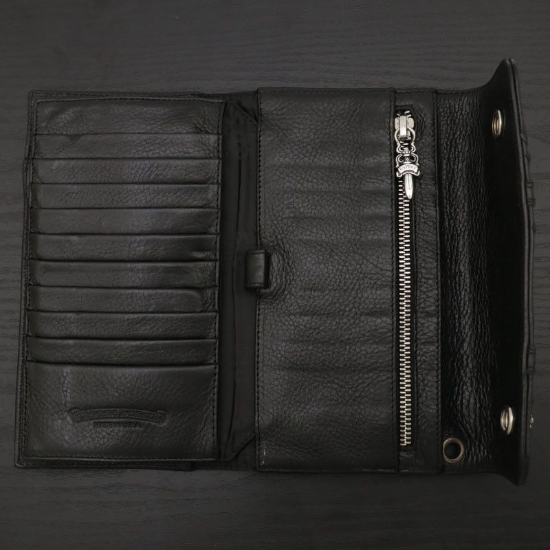 Chrome Hearts Chrome Hearts Cross Patch Wave Wallet Size ONE SIZE - 3 Thumbnail
