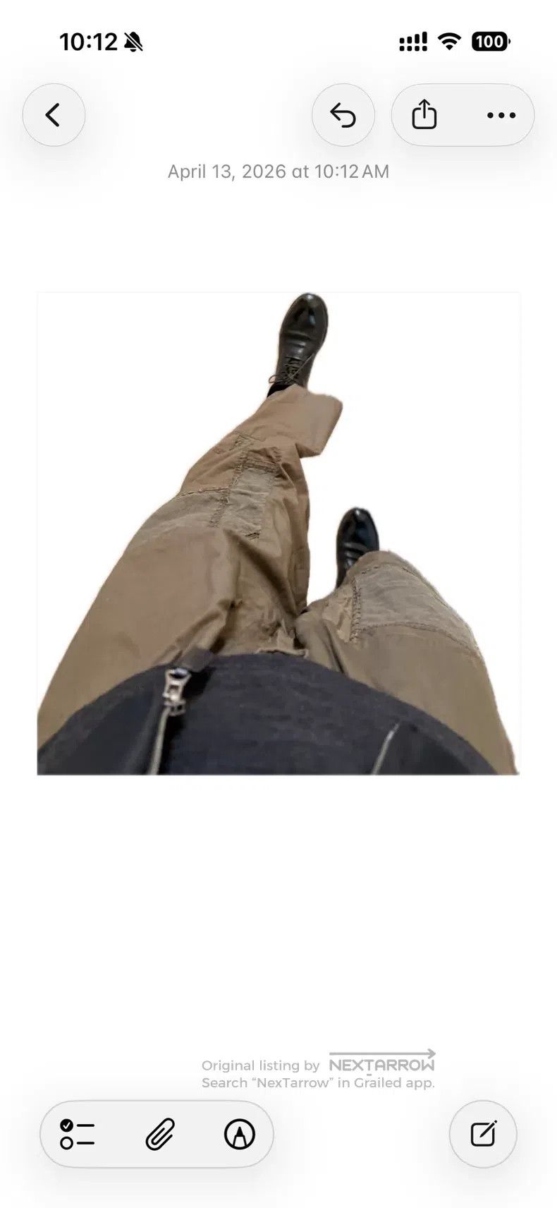 Yohji Yamamoto Yohji Yamamoto size 1 Patchwork patch cargo pants Size US 28 / EU 44 - 7 Thumbnail