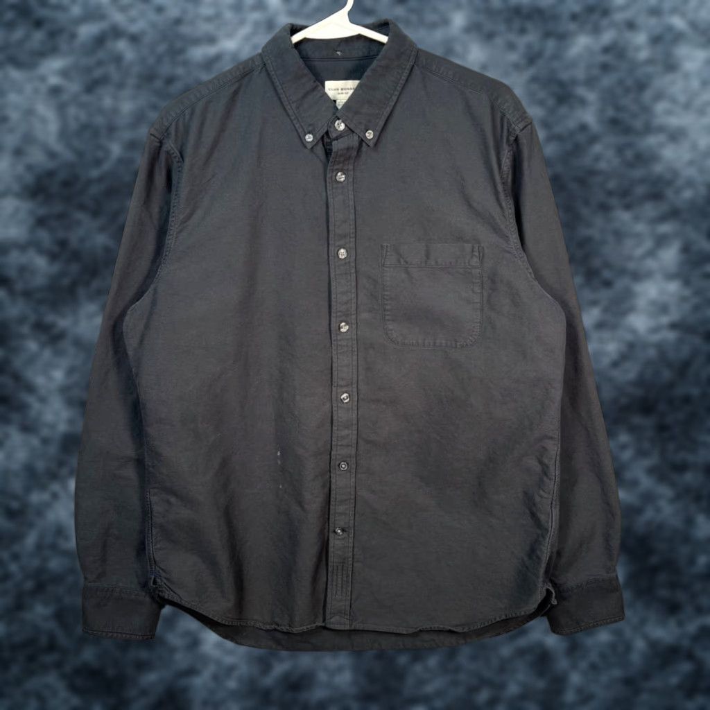 Club Monaco Club Monaco Men Large Slim Fit Black Button-Down Shirt 100% Cotton Button-Up Long Sleeve U Size US L / EU 52-54 / 3 - 1 Thumbnail