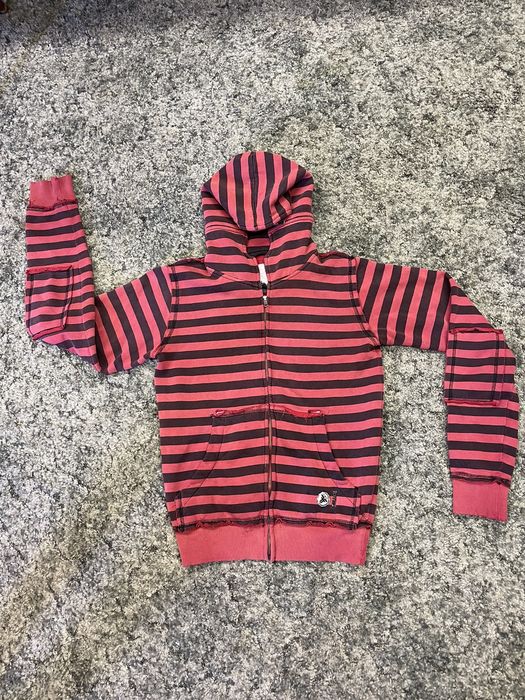 Fallen Fallen Cobra Red Black Striped Hoodie Grailed