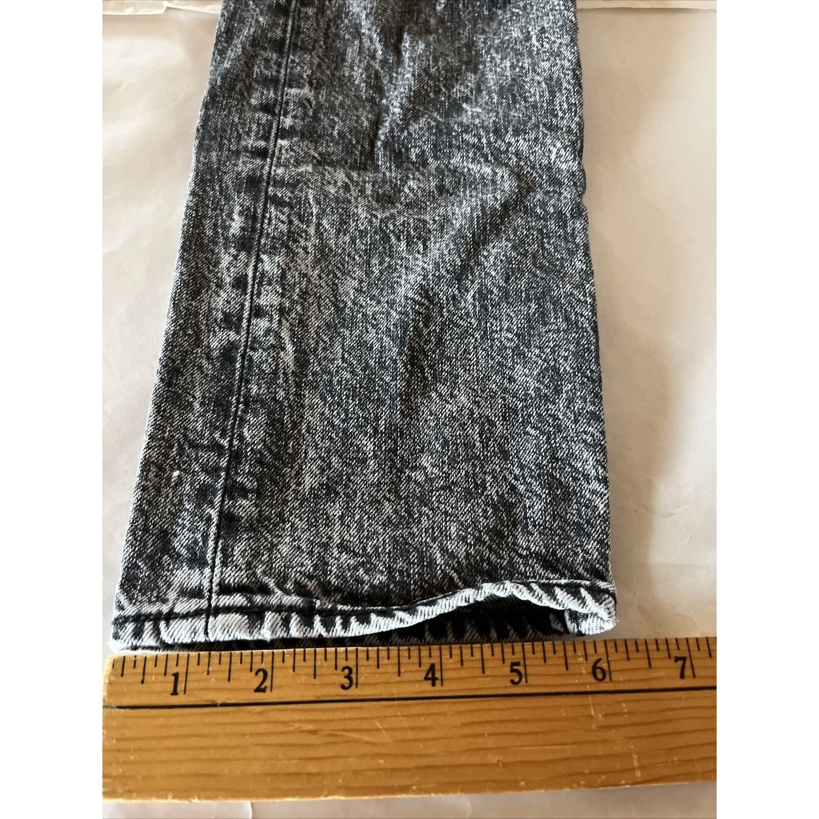 Levi's Levis 501 CT Jeans 29x32 Grey Taper Denim Cotton Button Fly Size US 29 - 7 Thumbnail