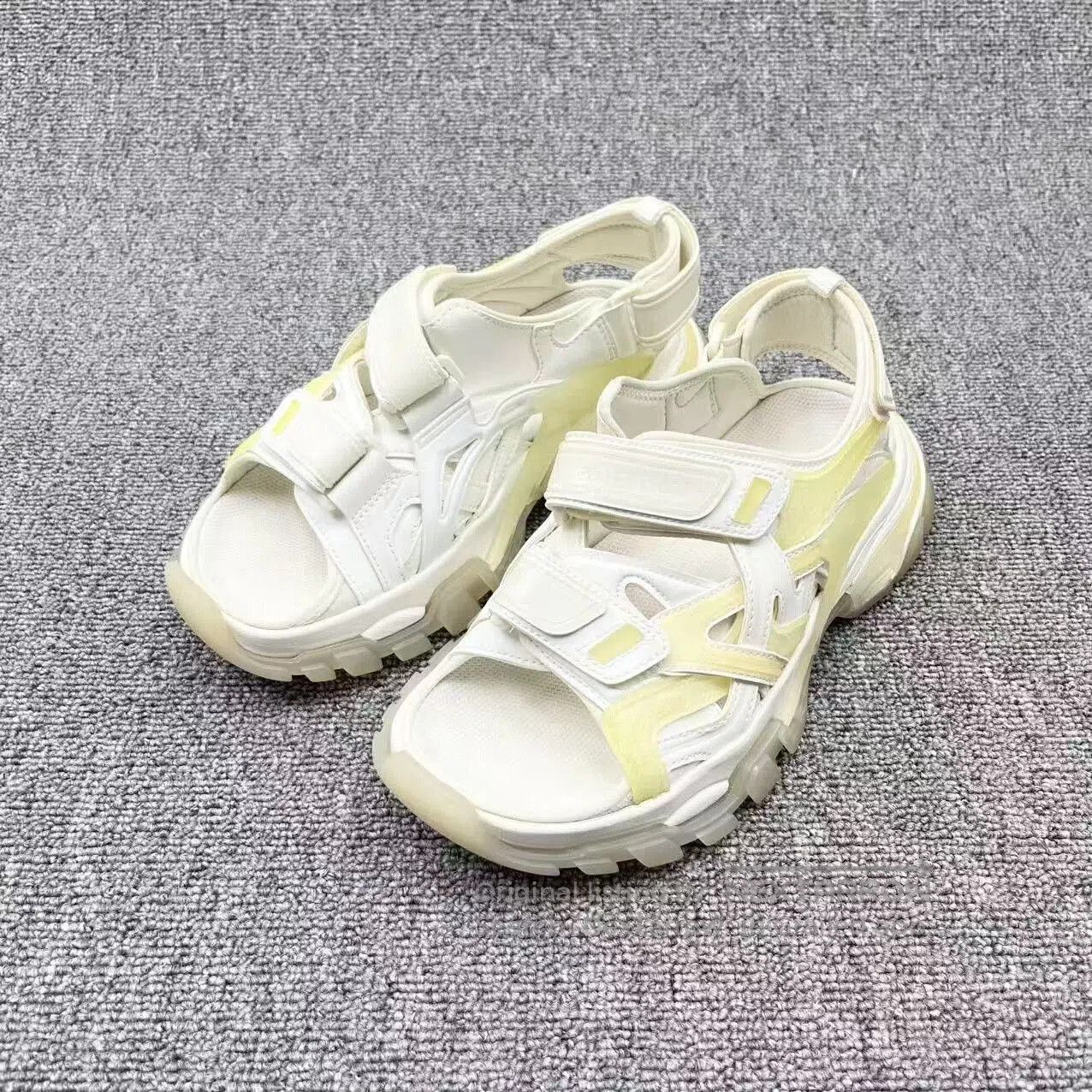 Balenciaga Balenciaga Track Velcro Strap Sandals. Size US 5 / IT 35 - 1 Thumbnail