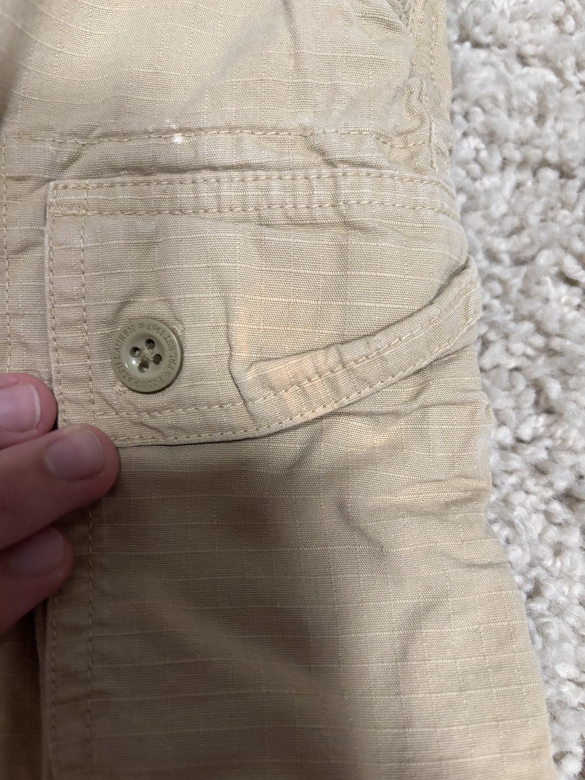 Polo Ralph Lauren Vintage Polo Ralph Lauren beige military style cargo shorts Size US 28 / EU 44 - 3 Thumbnail