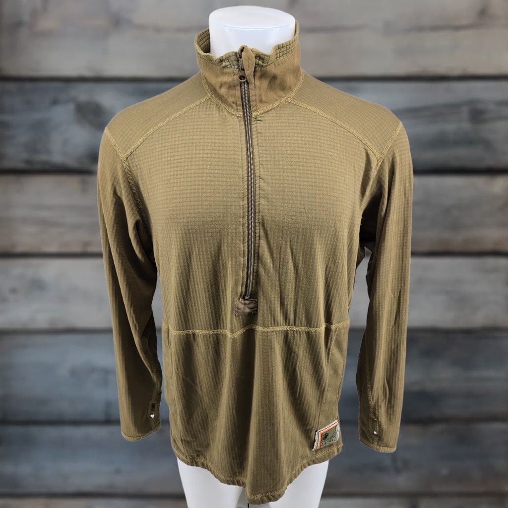 Vintage VINTAGE DISTRESSED USMC FROG Grid Pullover Coyote Brown Flame Resistant Peckham Med Reg Size US M / EU 48-50 / 2 - 1 Thumbnail