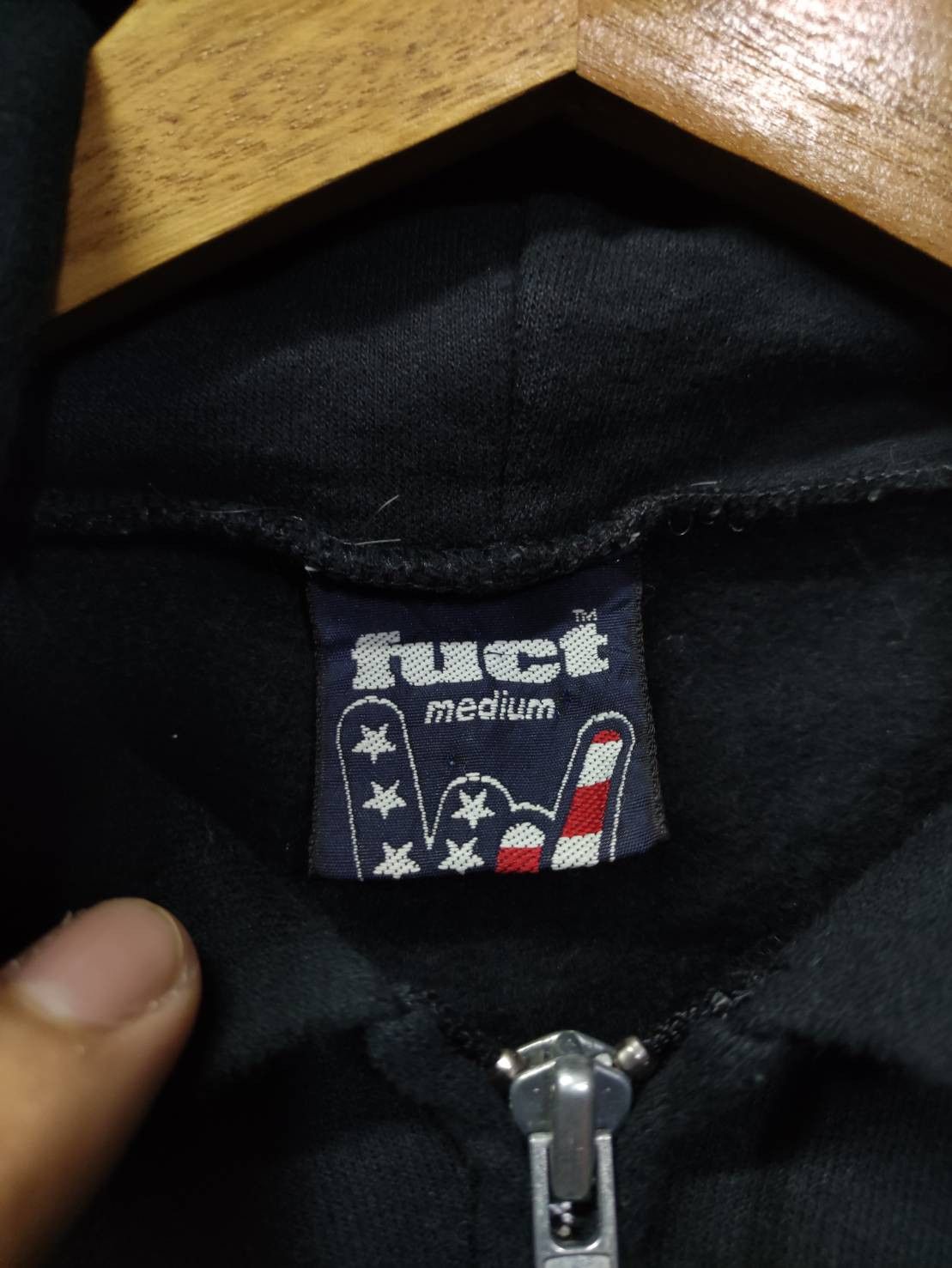 FUCT Rare! Vtg 90's Fuct Og Font Logo Zip-Up Hoodie Size US M / EU 48-50 / 2 - 5 Thumbnail