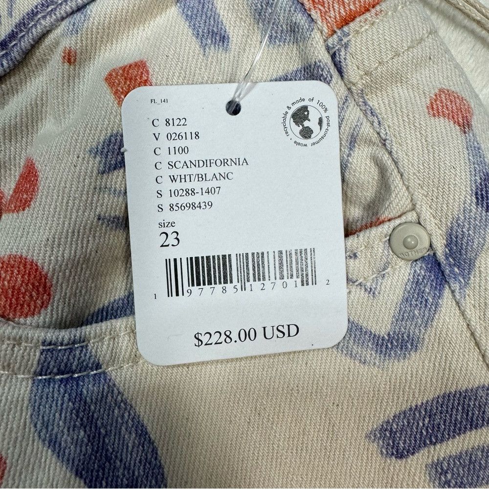 MOTHER NWT New $228 Mother The Maven Skimp Scandifornia Jeans Size Size 23" - 6 Thumbnail
