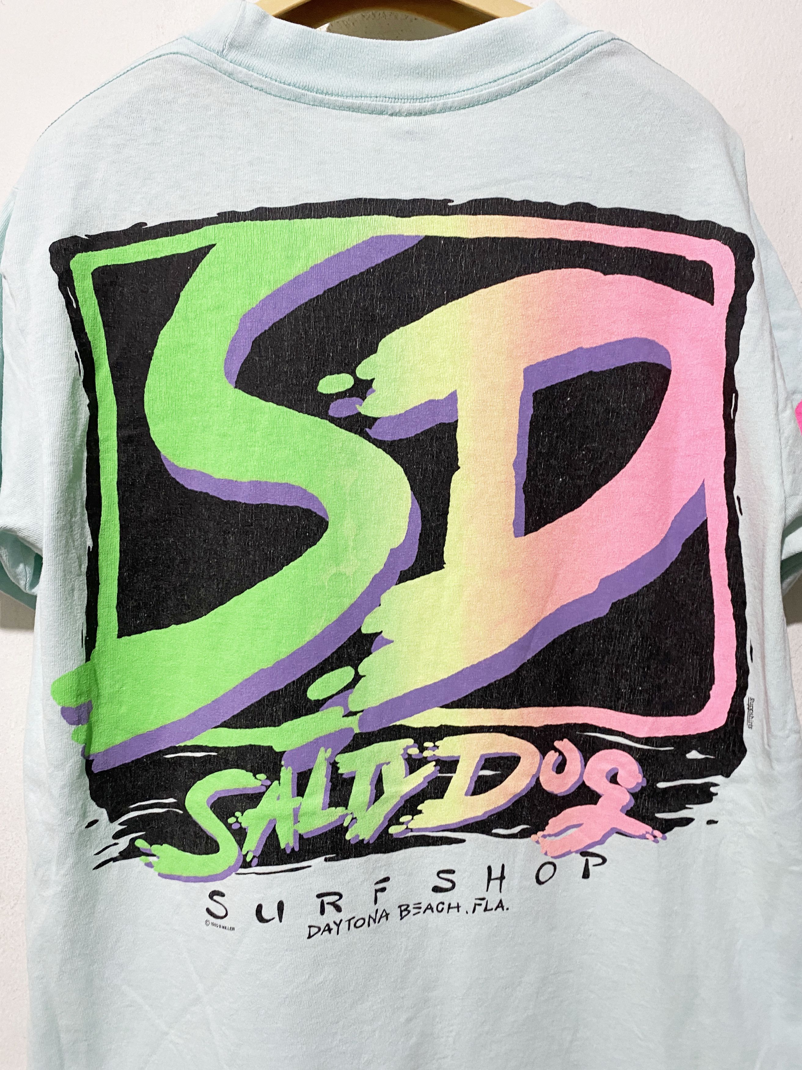 Vintage Vintage 80s Salty Dog Pocket Tee Size US M / EU 48-50 / 2 - 2 Thumbnail