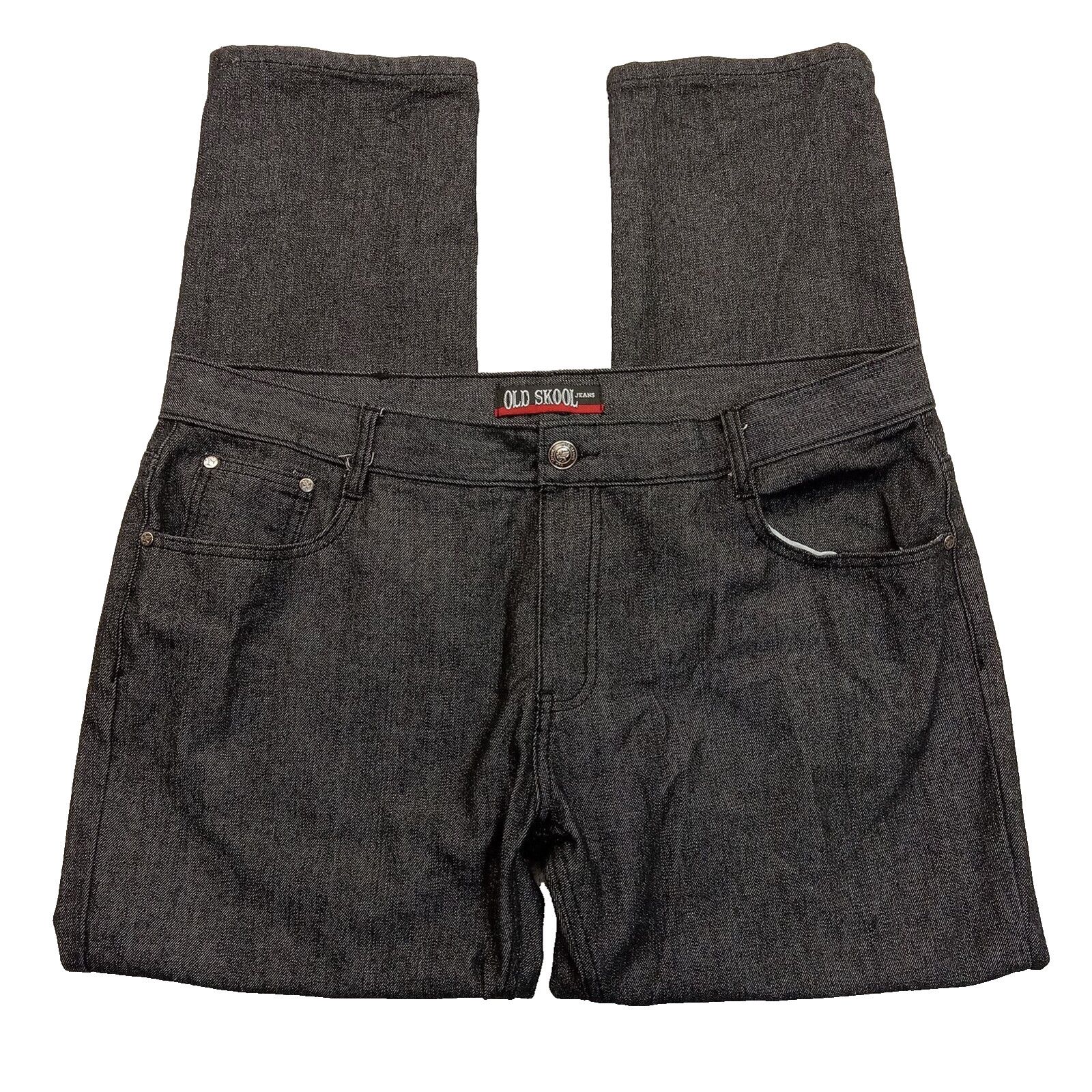 & Other Stories Old Skool Jeans 40 X 30 Western Straight Black Split Hem Size US 40 / EU 56 - 5 Thumbnail