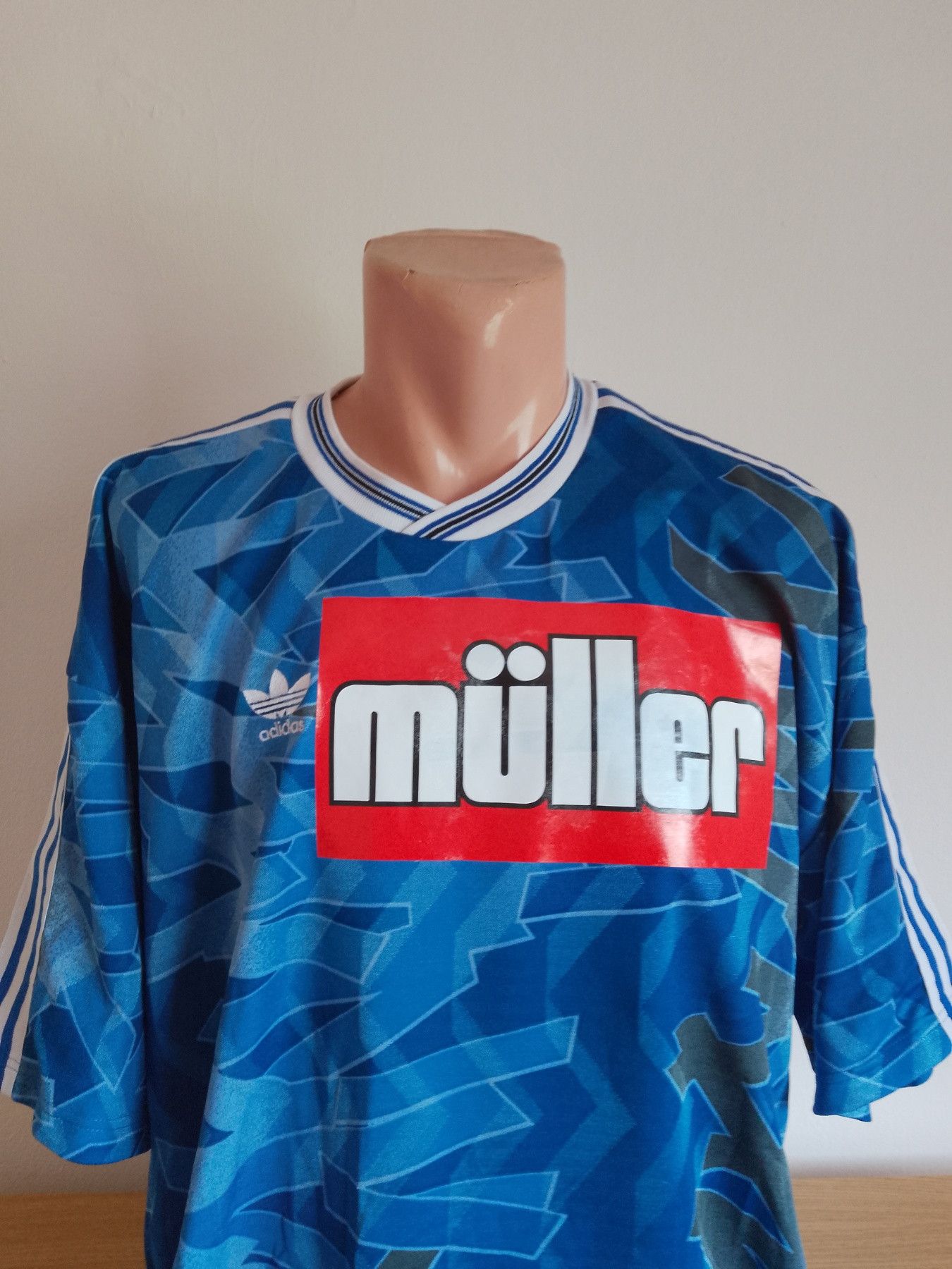 Adidas Schalke 04 Youri Mulder Jersey - 1993/1994 jersey - Adidas Size US XL / EU 56 / 4 - 5 Thumbnail