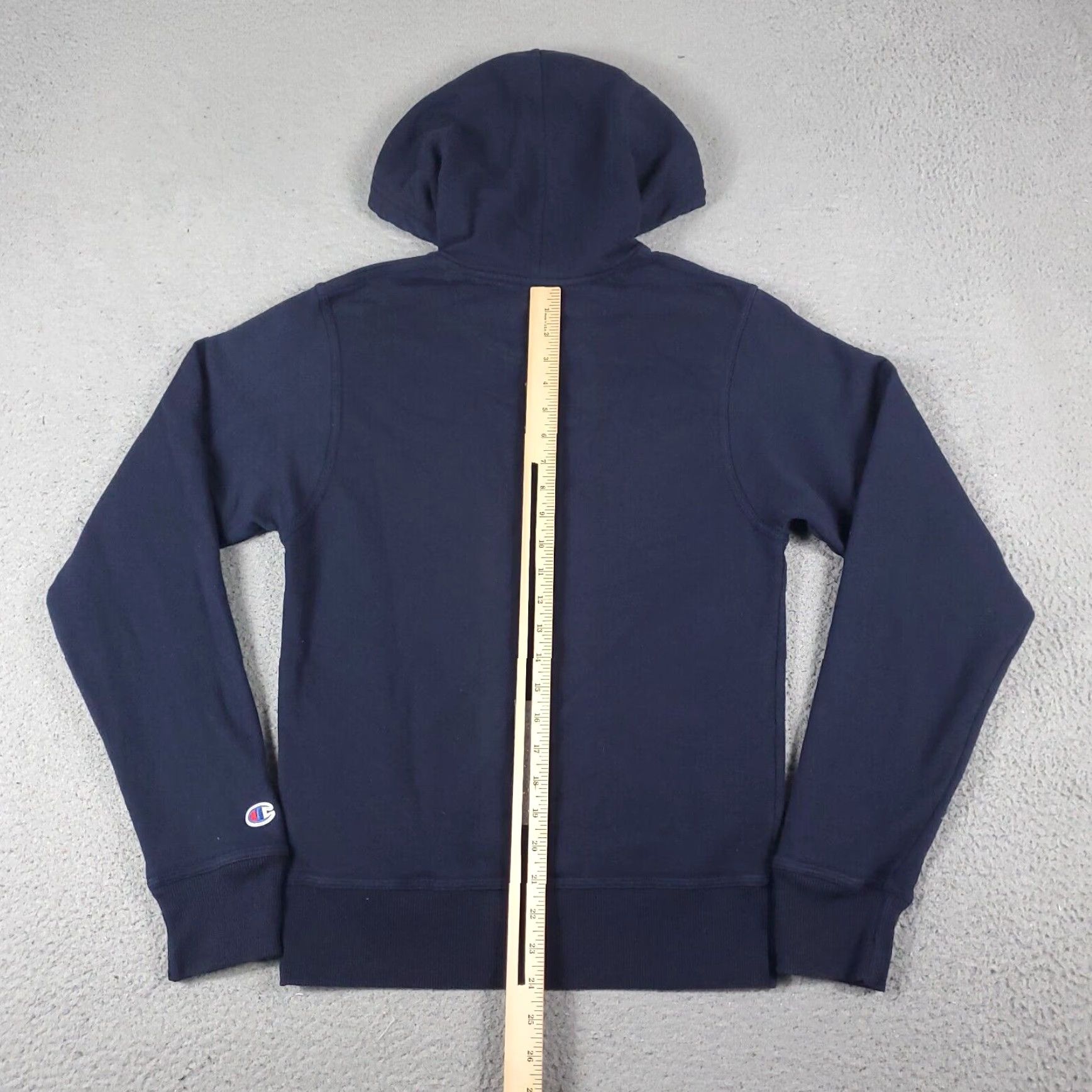 Champion Champion Blue Hoodie Womens XS Casual Pullover Sweatshirt Size XS / US 0-2 / IT 36-38 - 6 Thumbnail