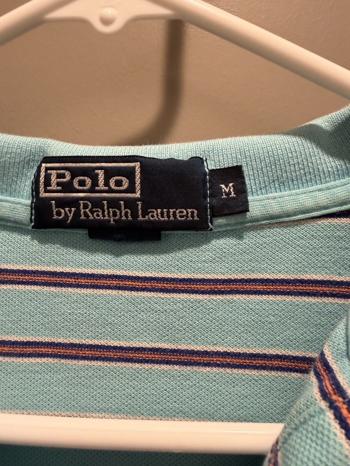 Polo Ralph Lauren Vintage Ralph Lauren blue and pink polo shirt Size US M / EU 48-50 / 2 - 3 Thumbnail