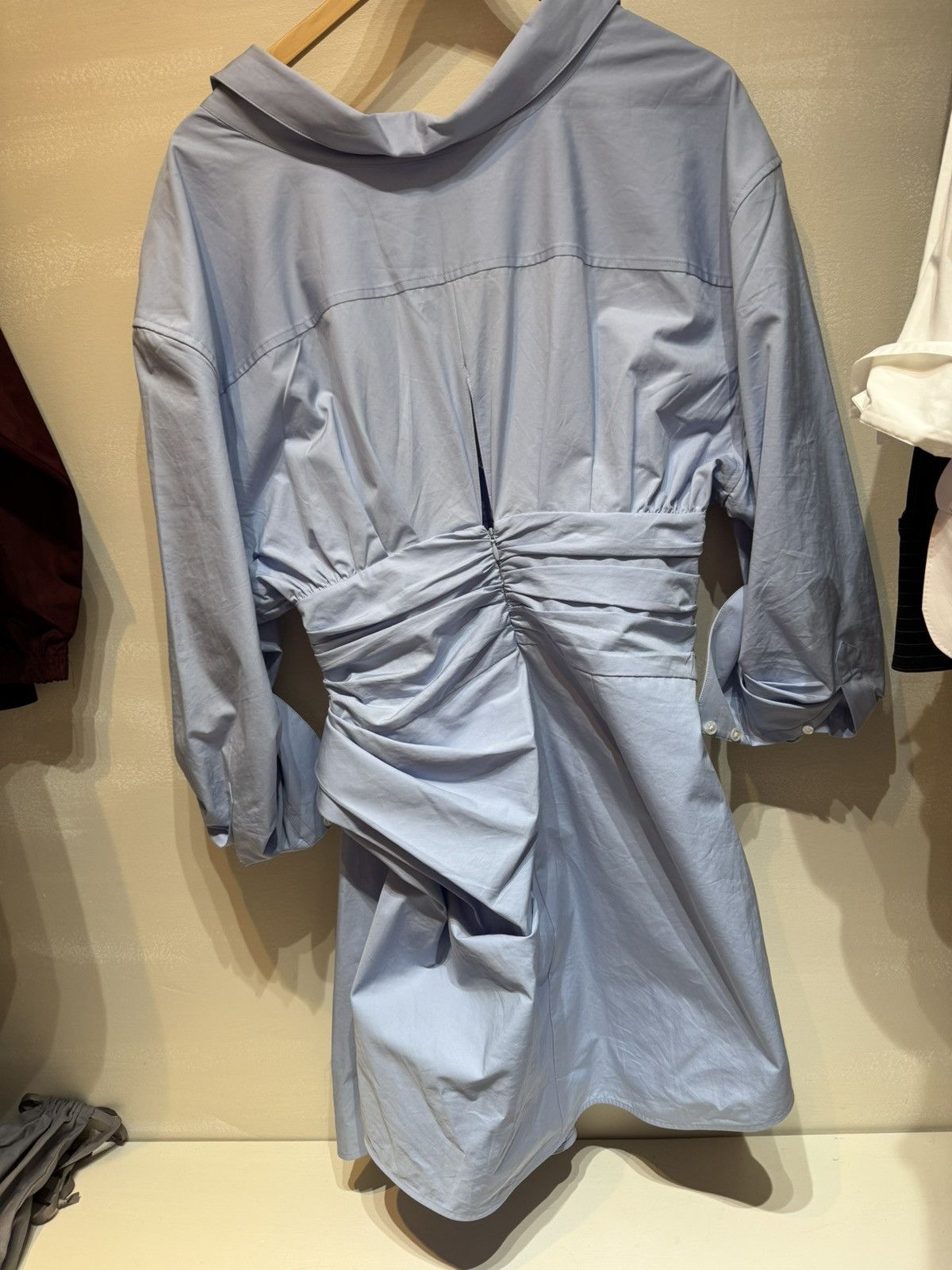 Alexander Wang Alexander Wang Blue Button Up Mini Dress Size M / US 6-8 / IT 42-44 - 2 Thumbnail