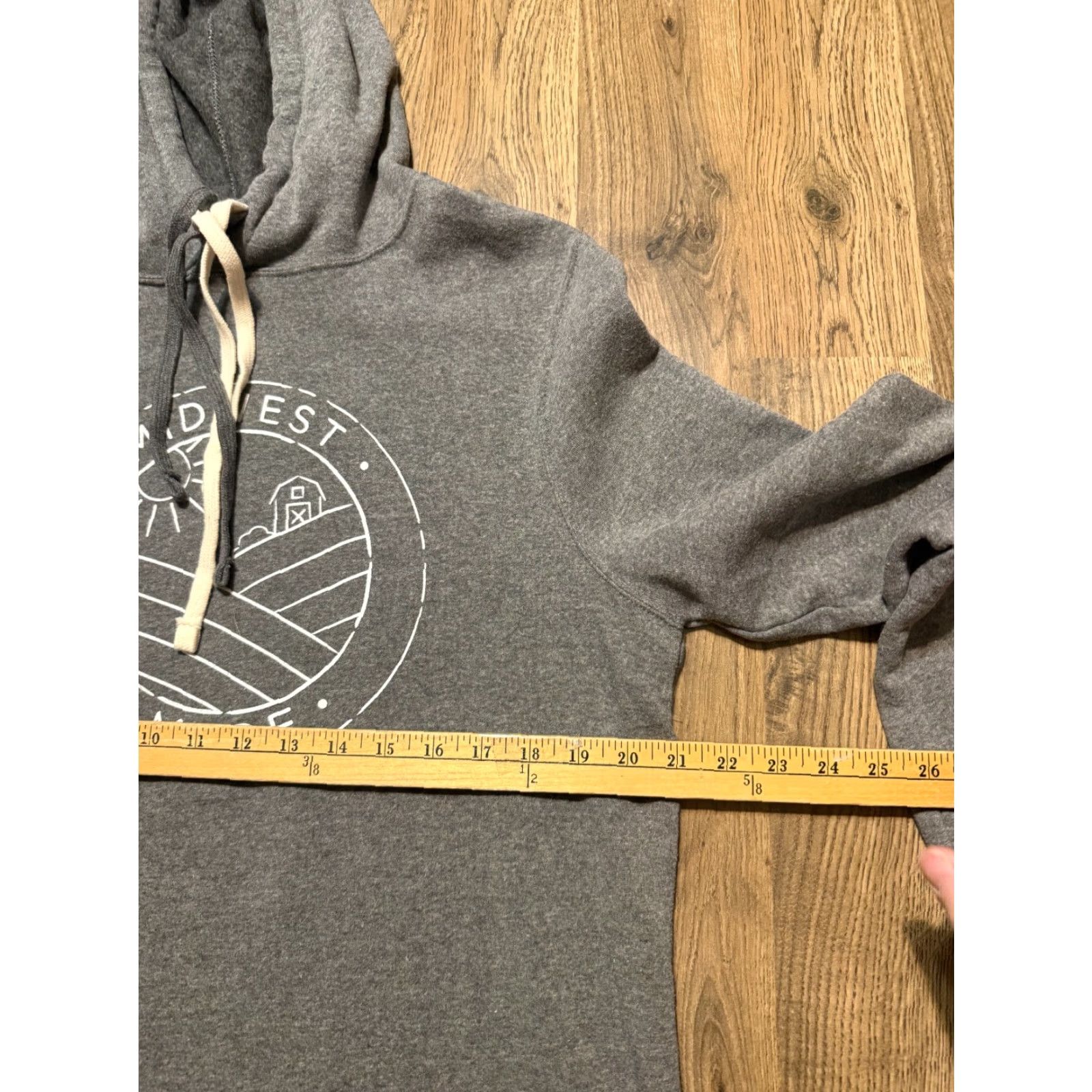 Vintage Independent Trading Company Sweatshirt Womens XL Gray White Midwest Made Size XL / US 12-14 / IT 48-50 - 7 Thumbnail