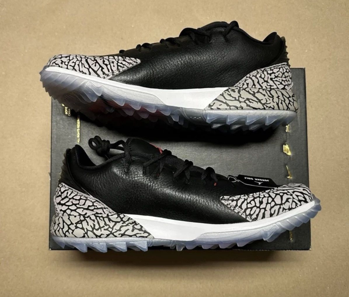 Jordan Brand Nike Air Jordan ADG Black Cement men’s sz 7.5 golf shoes NEW Size US 7.5 / EU 40-41 - 2 Thumbnail