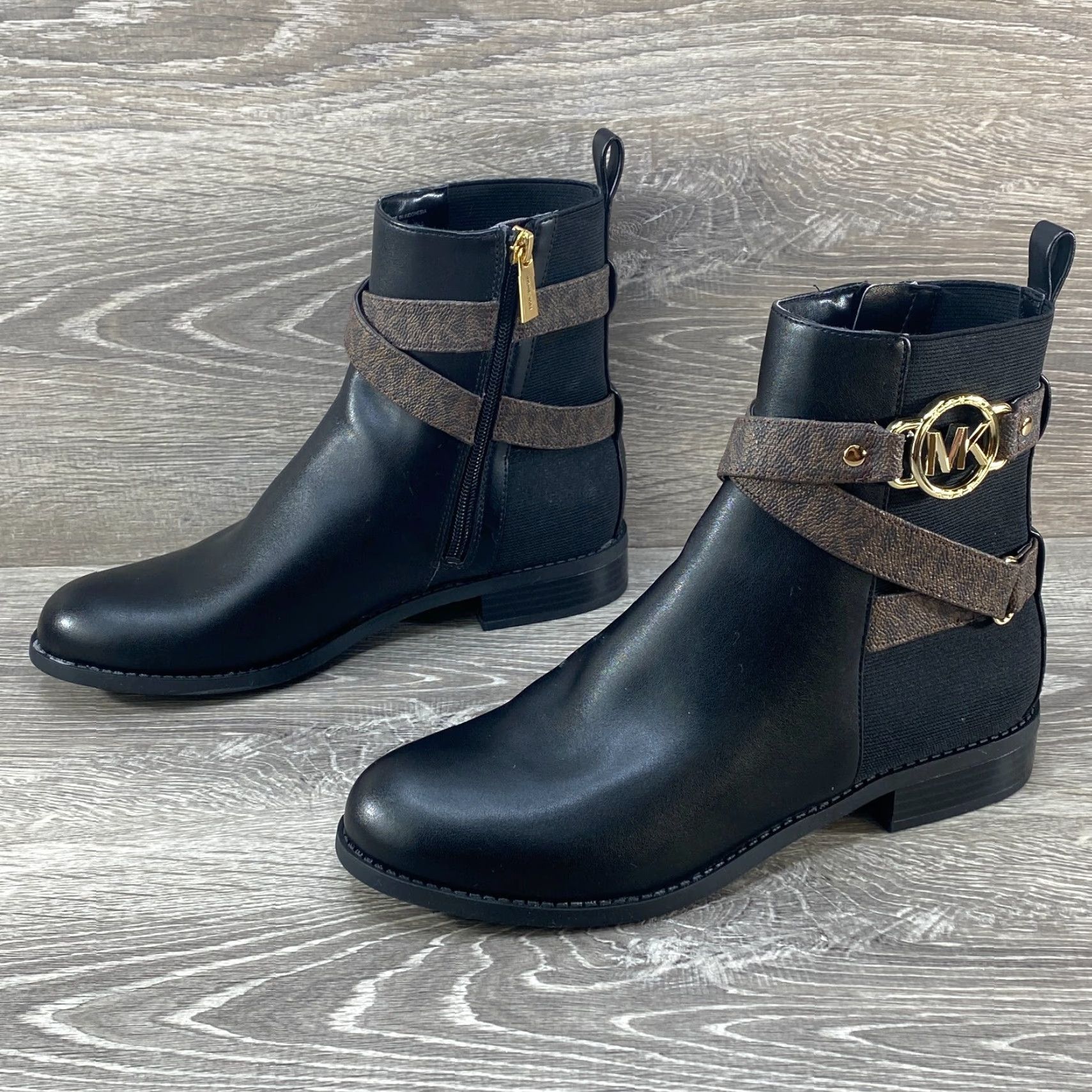 Michael Kors Michael Kors MK Logo Rory Flat Booties Ankle Boots 7 Womens Black MK Logo Rory Flat Booties Size 7 Women Shoes Size US 7 / IT 37 - 5 Thumbnail