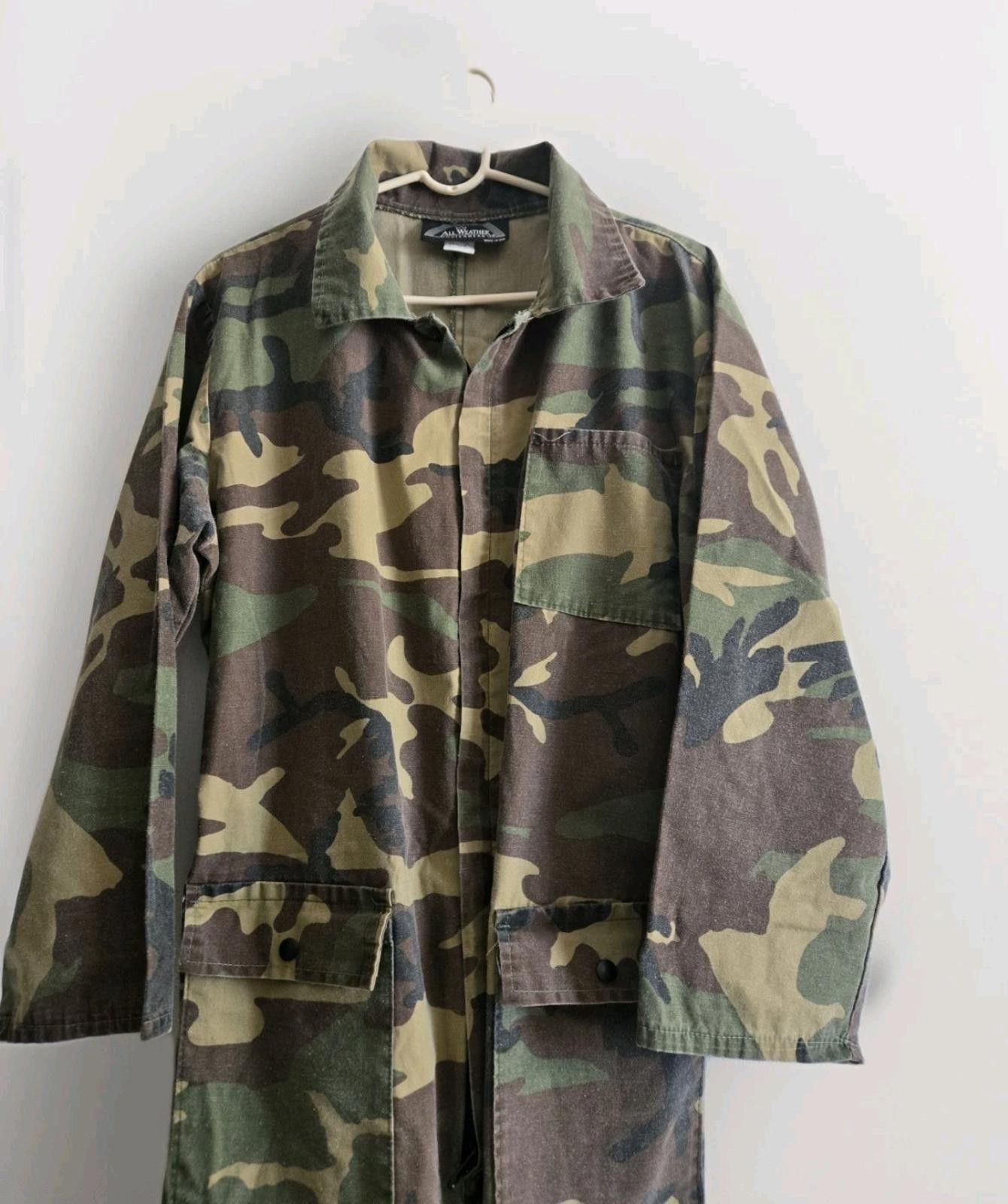 Other Vintage All Weather Outerwear Camo Coveralls Mens M USA MADE Size ONE SIZE - 4 Thumbnail