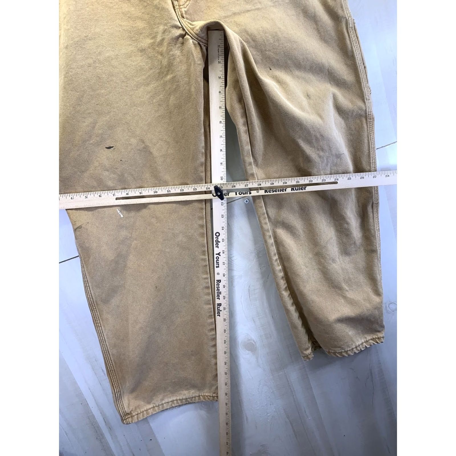 Dickies Dickies Carpenter Straight Leg Work Pants Tan Size 40x30-6685 Mens Regular Canvas Cargo Pocket Waist 40 In 40x30-6685 Size US 40 / EU 56 - 4 Thumbnail