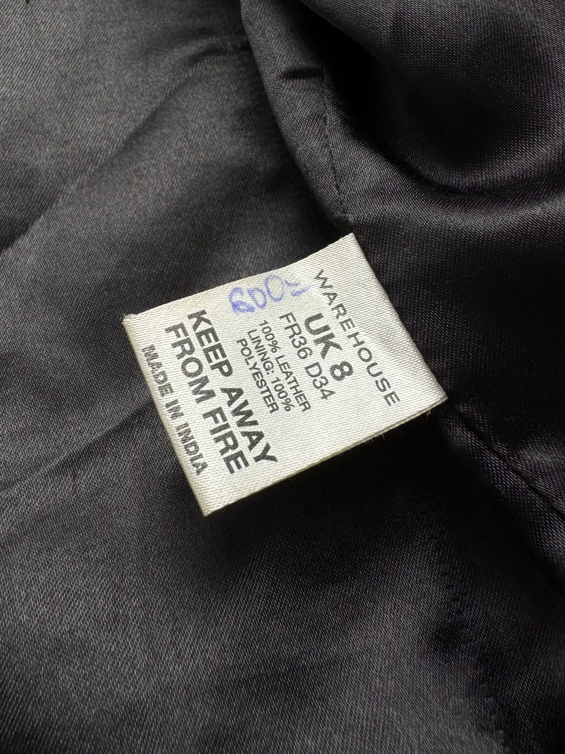 Vintage Vintage Cropped Leather Jacket B8(V403)E2 Size S / US 4 / IT 40 - 8 Thumbnail