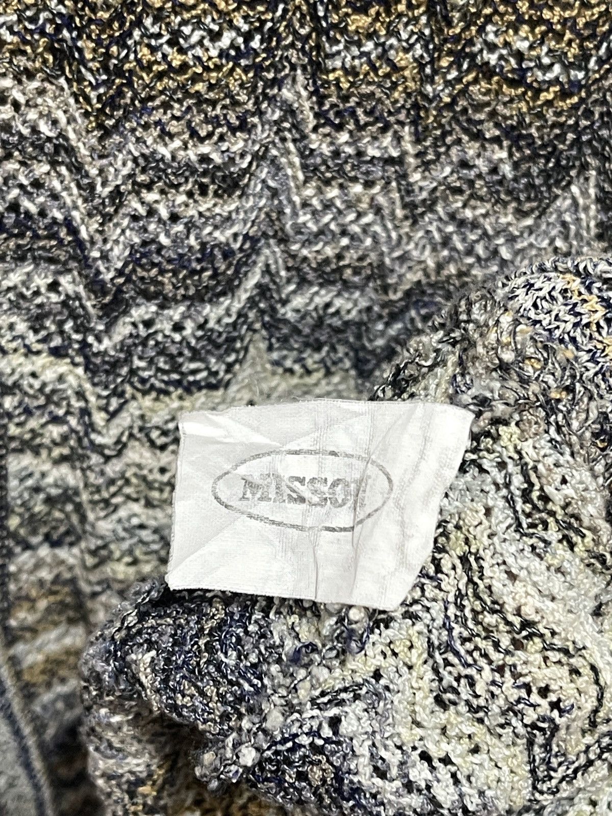 Missoni Missoni Cardigan Knit Zigzag patern Size US L / EU 52-54 / 3 - 5 Thumbnail