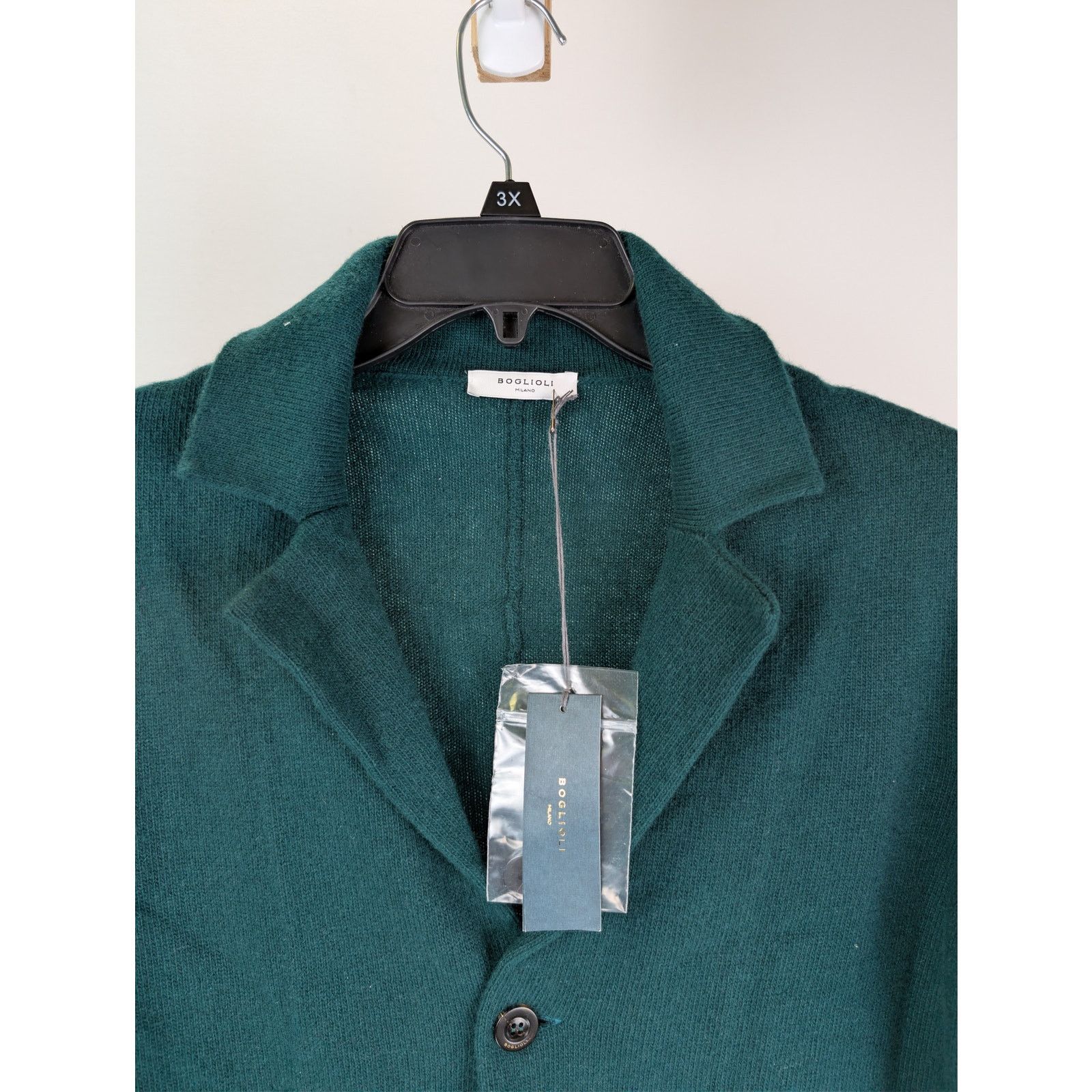 Boglioli o1rshd1 CC20 Men Sweater in Green Size US M / EU 48-50 / 2 - 7 Thumbnail