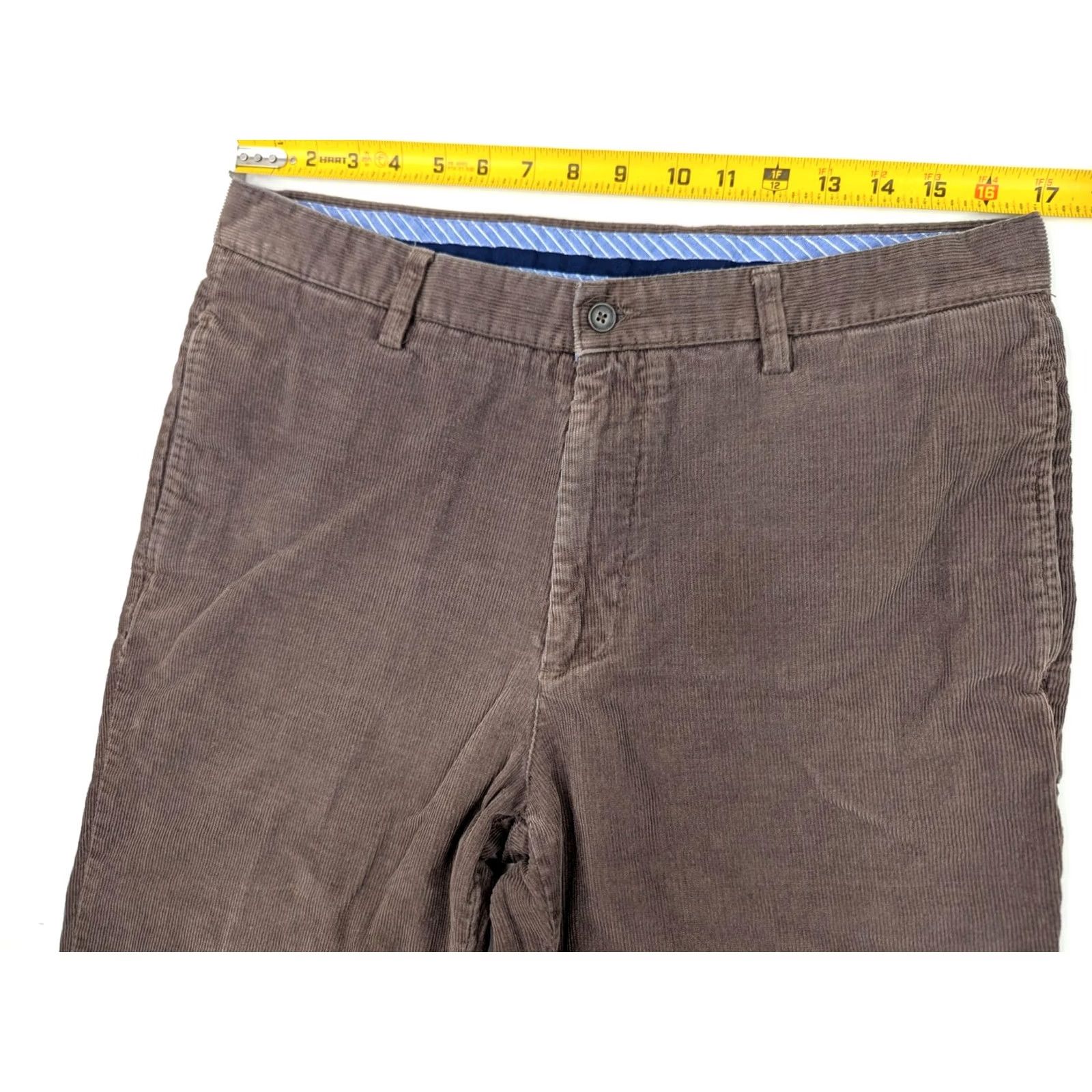 Club Room Club Room Brown Corduroy Straight Pants Men 34x29 Cotton 34 Waist Inseam 27 Straight Leg Casual Workwear Glasses? Size US 34 / EU 50 - 5 Thumbnail