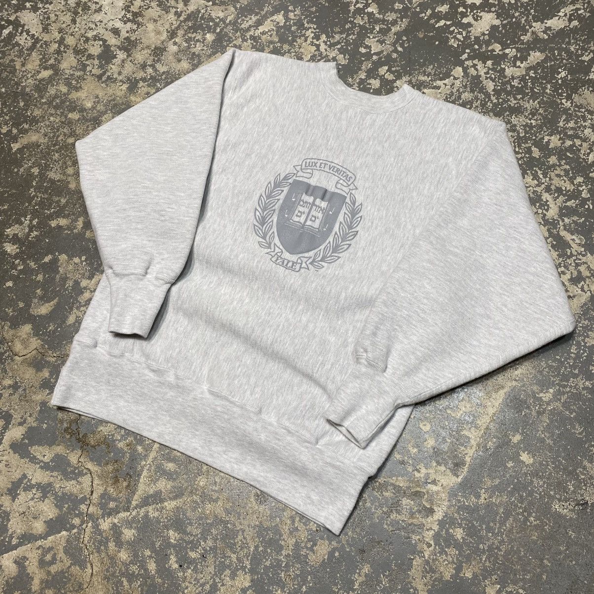 Champion × Vintage Vintage Yale Champion Reverse Weave Sweatshirt 90s Size US M / EU 48-50 / 2 - 2 Thumbnail