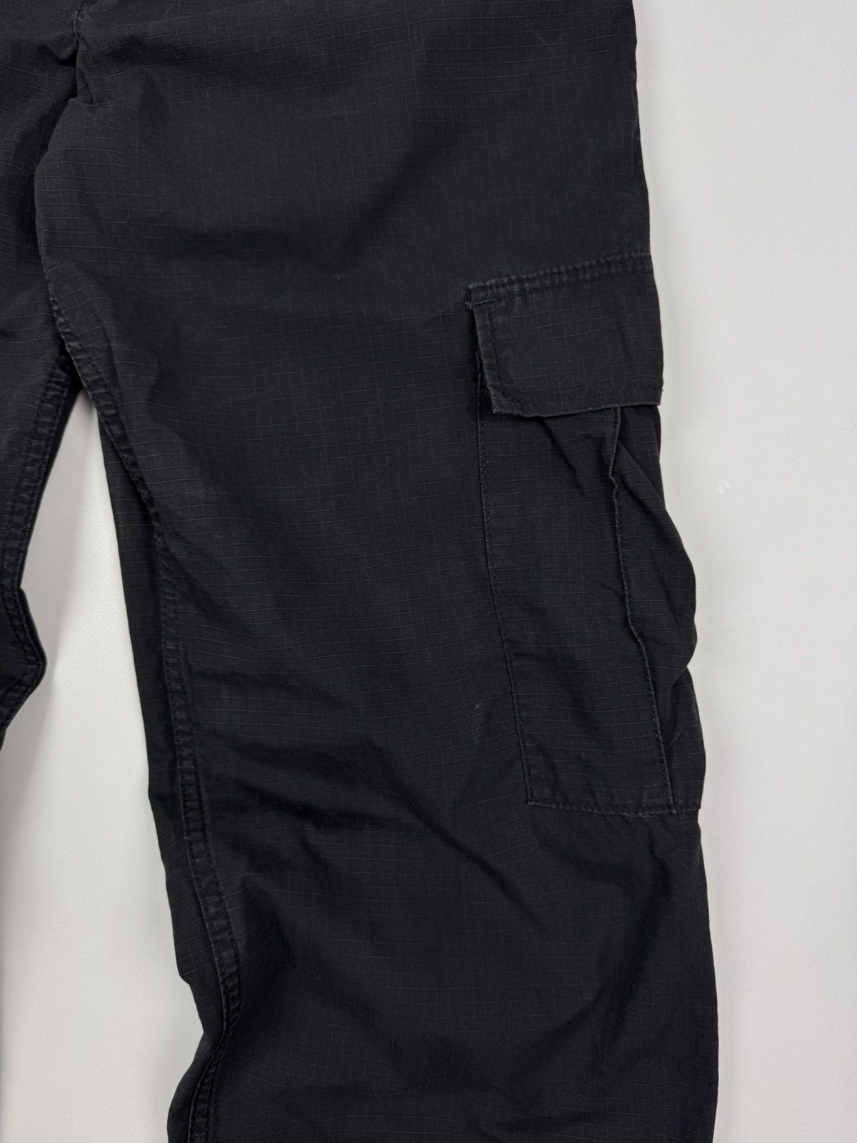 Carhartt Faded Carhartt W’ Unisex Cargo Black Pants Size 34" / US 12 / IT 48 - 4 Thumbnail