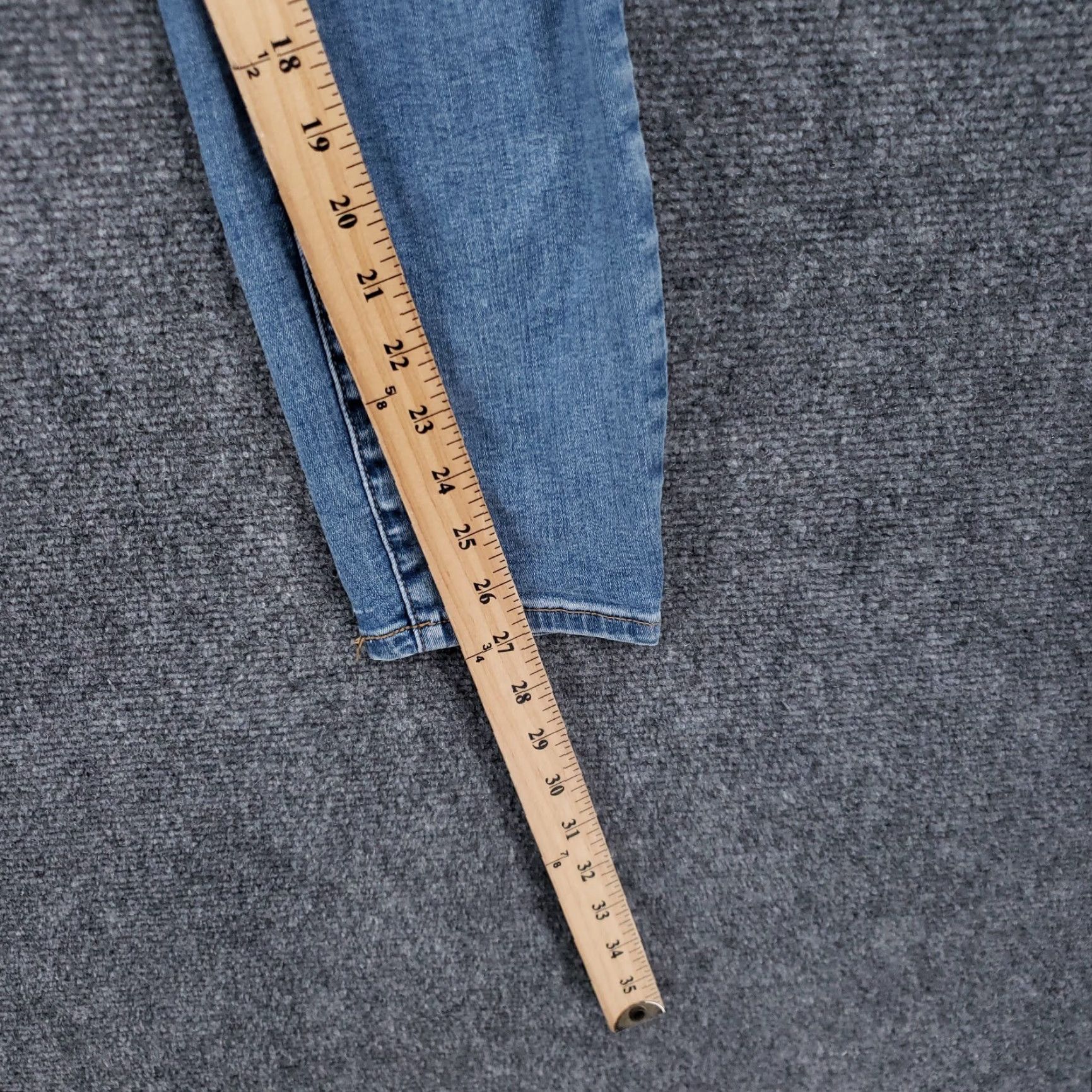 Pacsun Pacsun Jeans Womens 28 High Rise Jegging Distressed Light Wash Blue Denim Size 28" / US 6 / IT 42 - 5 Thumbnail