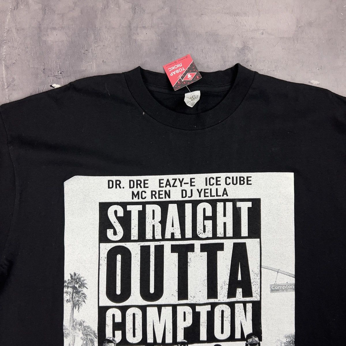 Band Tees Rare! N.W.A Straight Outta Compton Vintage Ice Cube Tee Size US XL / EU 56 / 4 - 5 Thumbnail
