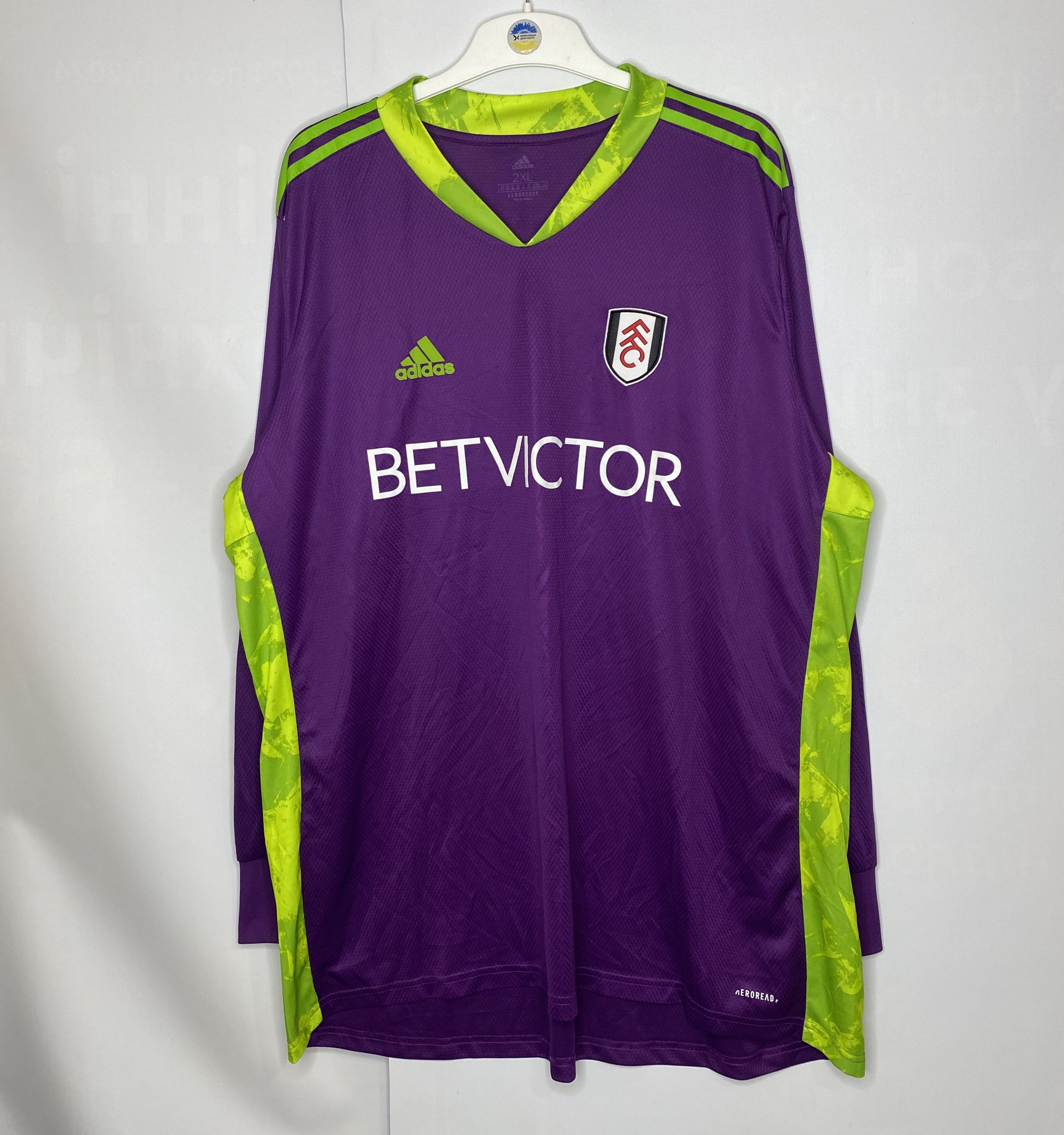 Adidas × UEFA FULHAM FC 2018 GOALKEEPER FOOTBALL SHIRT SOCCER JERSEY Size US XXL / EU 58 / 5 - 1 Thumbnail